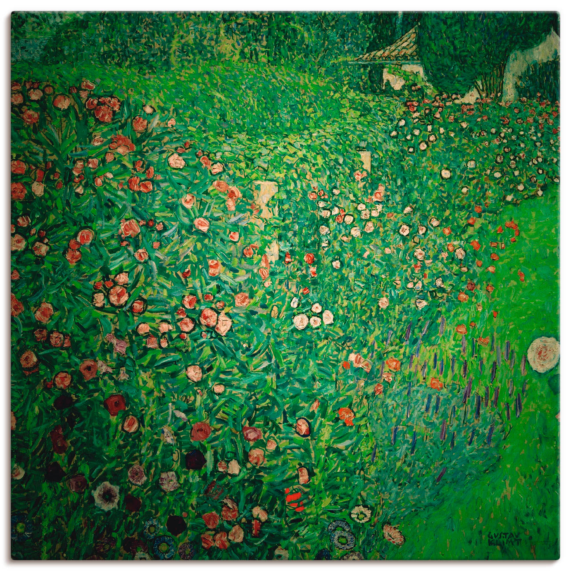 Artland Leinwandbild »Italienische Gartenlandschaft« Garten 1 Stk. tlg. auf günstig online kaufen