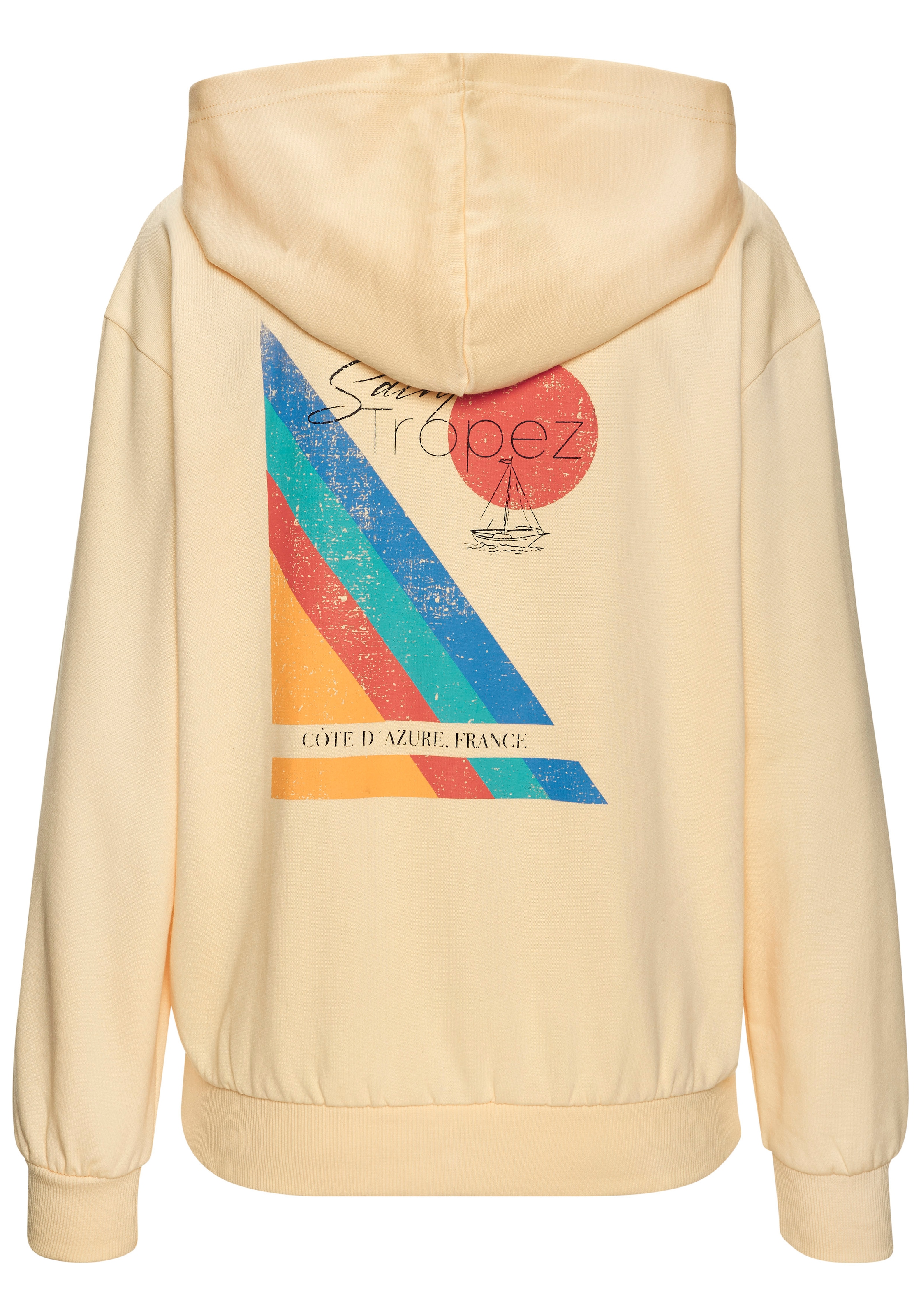 Bench. Kapuzenpullover mit großem Printdruck auf dem Rücken, Loungewear