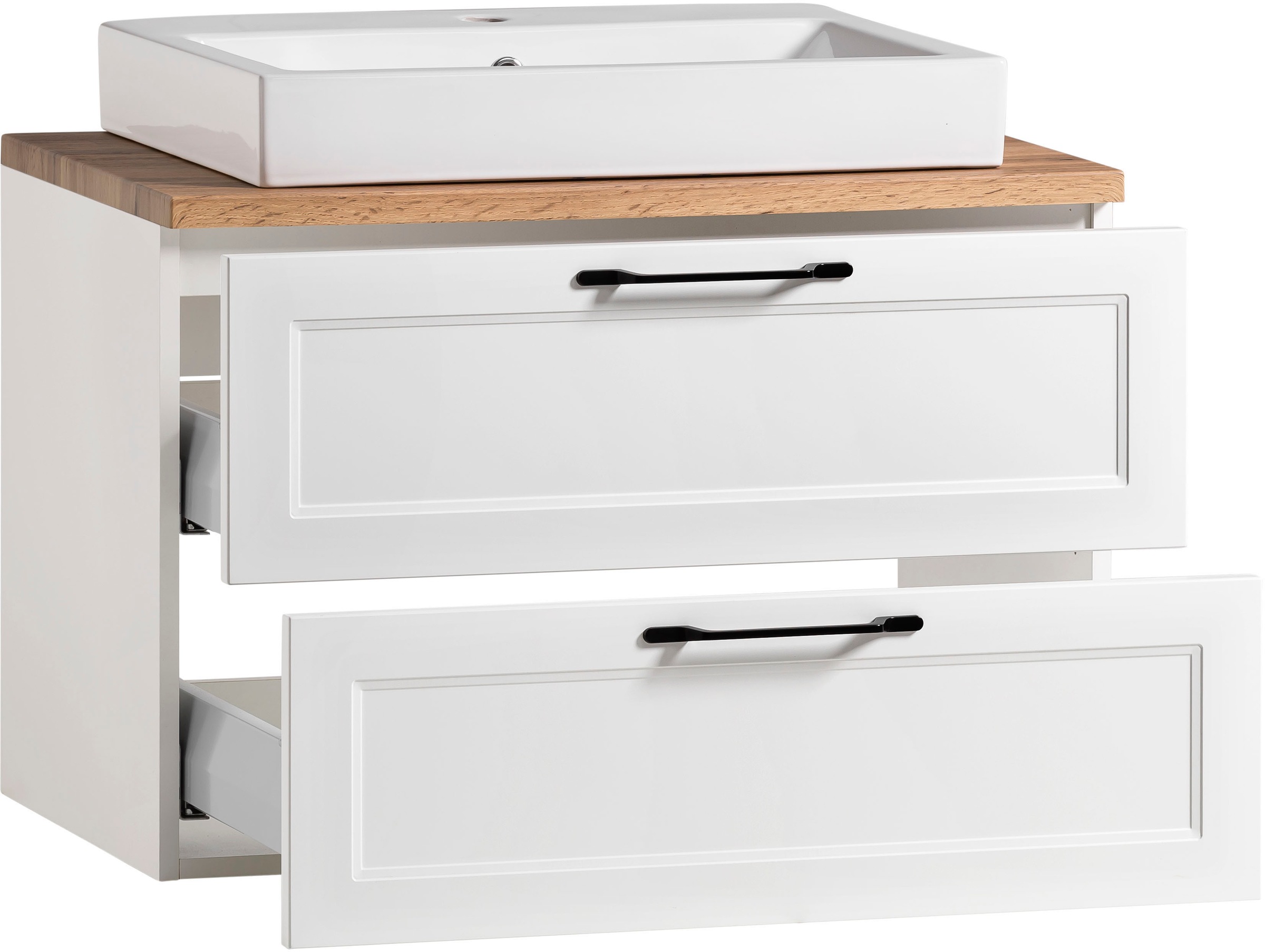 welltime Waschtisch »Lana«, Badmöbel inkl. Waschbecken, 80 cm breit