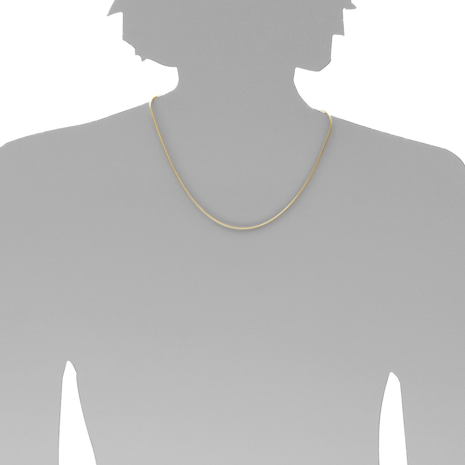 OSTSEE-SCHMUCK Goldkette »Ostsee-Schmuck Kette Schlange 1,6 mm Kette Schlange 1,6 mm«, (1 tlg.)