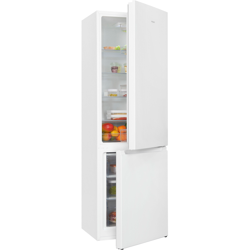 EXQUISIT Kühl-/Gefrierkombination »KGC265-70-010D« 180 cm hoch 55 cm breit weiß Temperatureinstellung