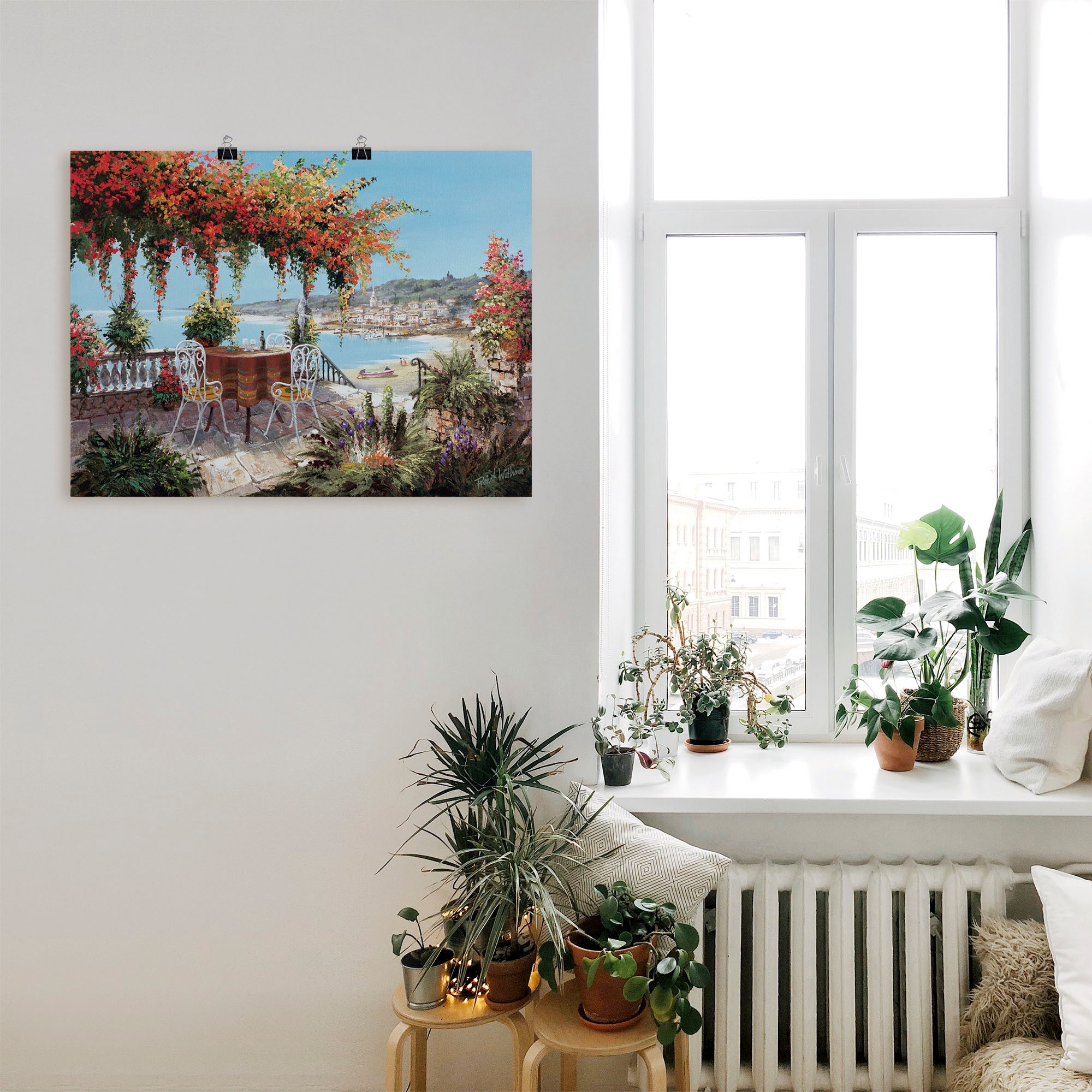 Artland Wandbild »Macht mein Tag perfekt«, Gewässer, (1 St.), als Leinwandbild, Poster in verschied. Größen