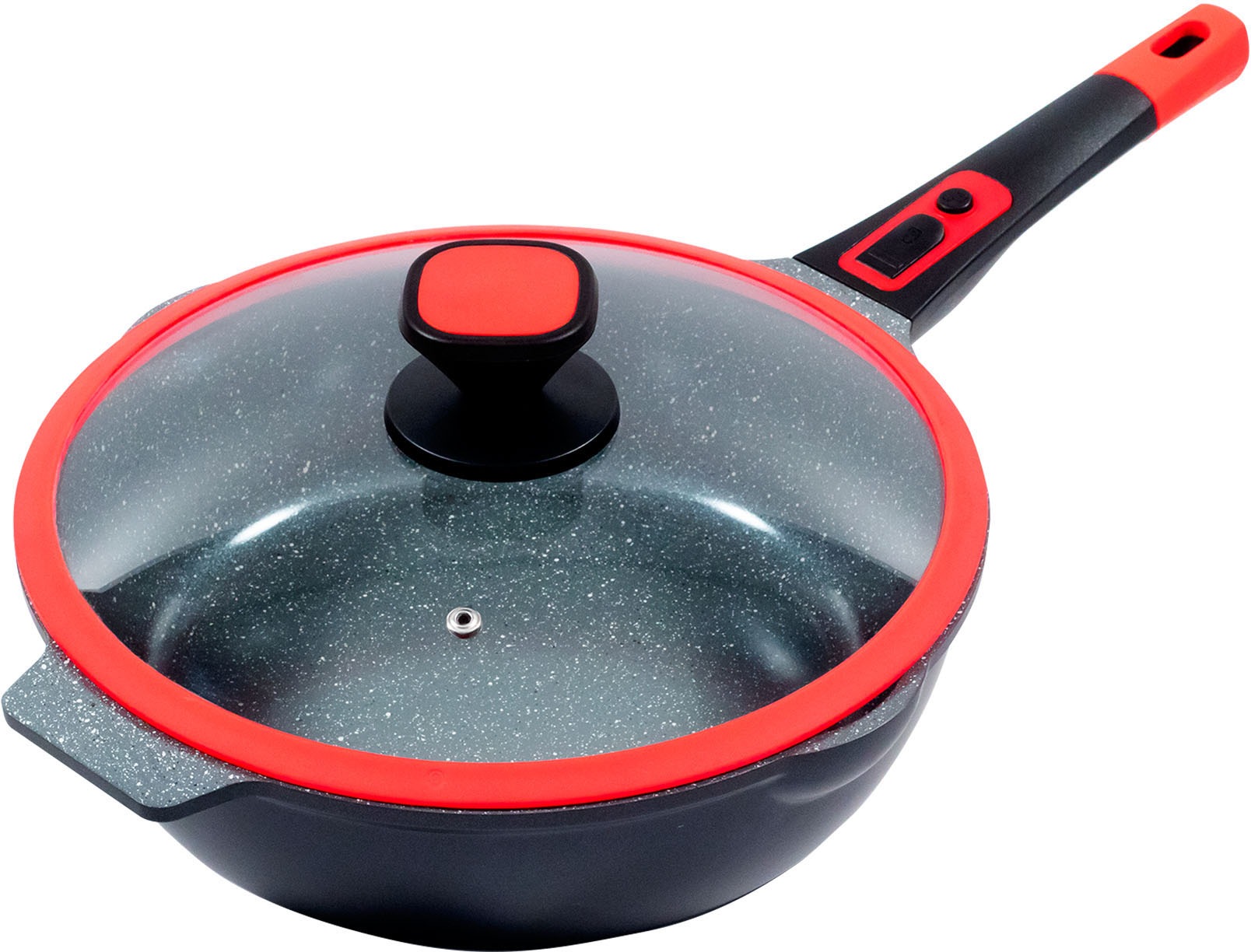 KING Topf-Set »Click-Grip« Set, 4Töpfe,3 Deckel,1 Bratpfanne + Deckel, Mess günstig online kaufen