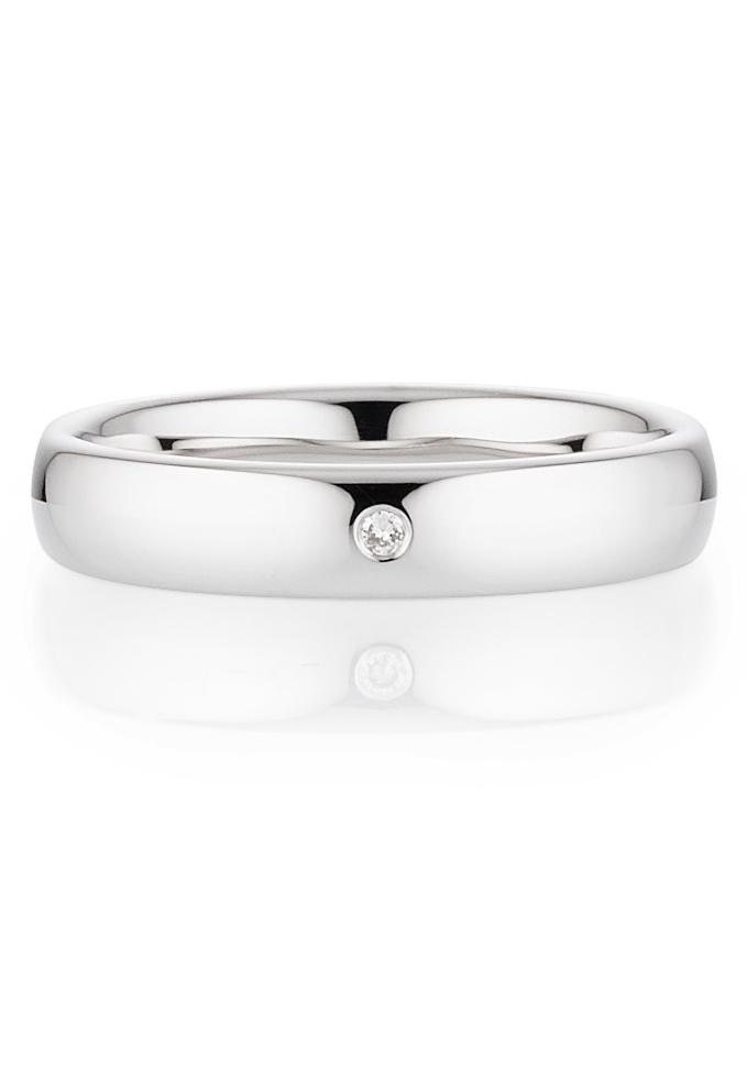 Bruno Banani Trauring »Schmuck Geschenk Ehering Hochzeit Damenring Herrenring«, wahlweise mit oder ohne Brillant, Made in Germany