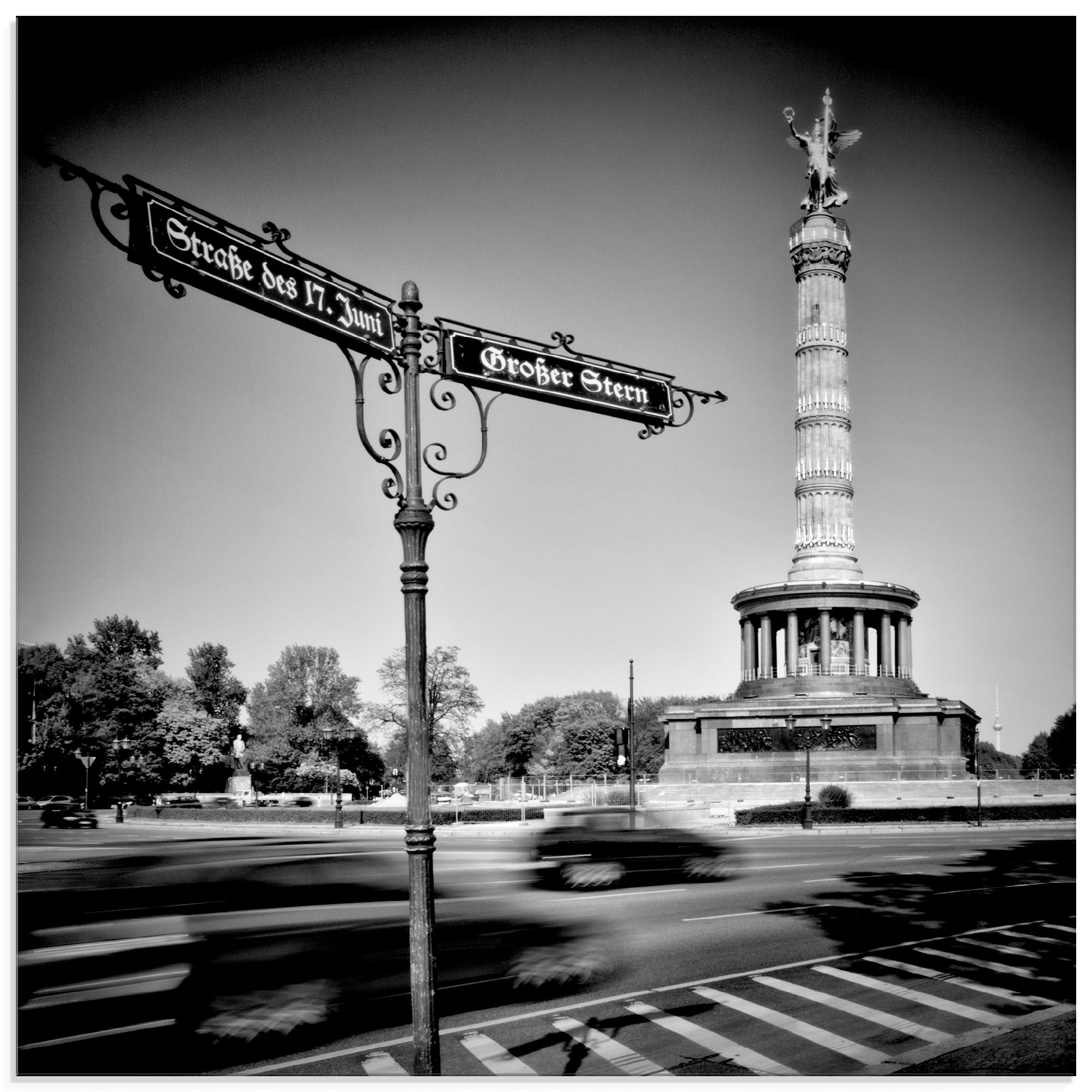 Artland Glasbild »Berlin Siegessäule III«, Gebäude, (1 St.), in verschiedenen Größen