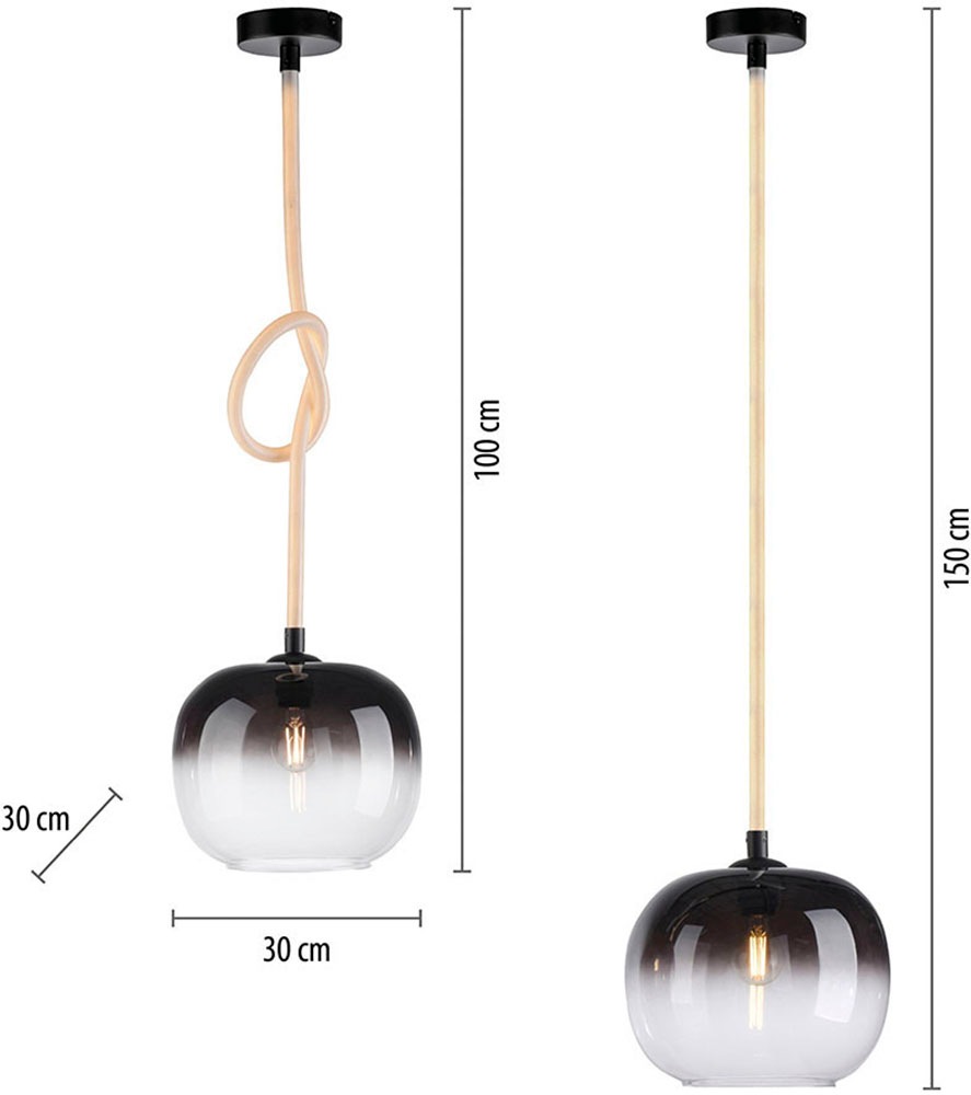 Paul Neuhaus Pendelleuchte »LUMA«, 2 flammig, Leuchtmittel LED-Board | LED fest integriert