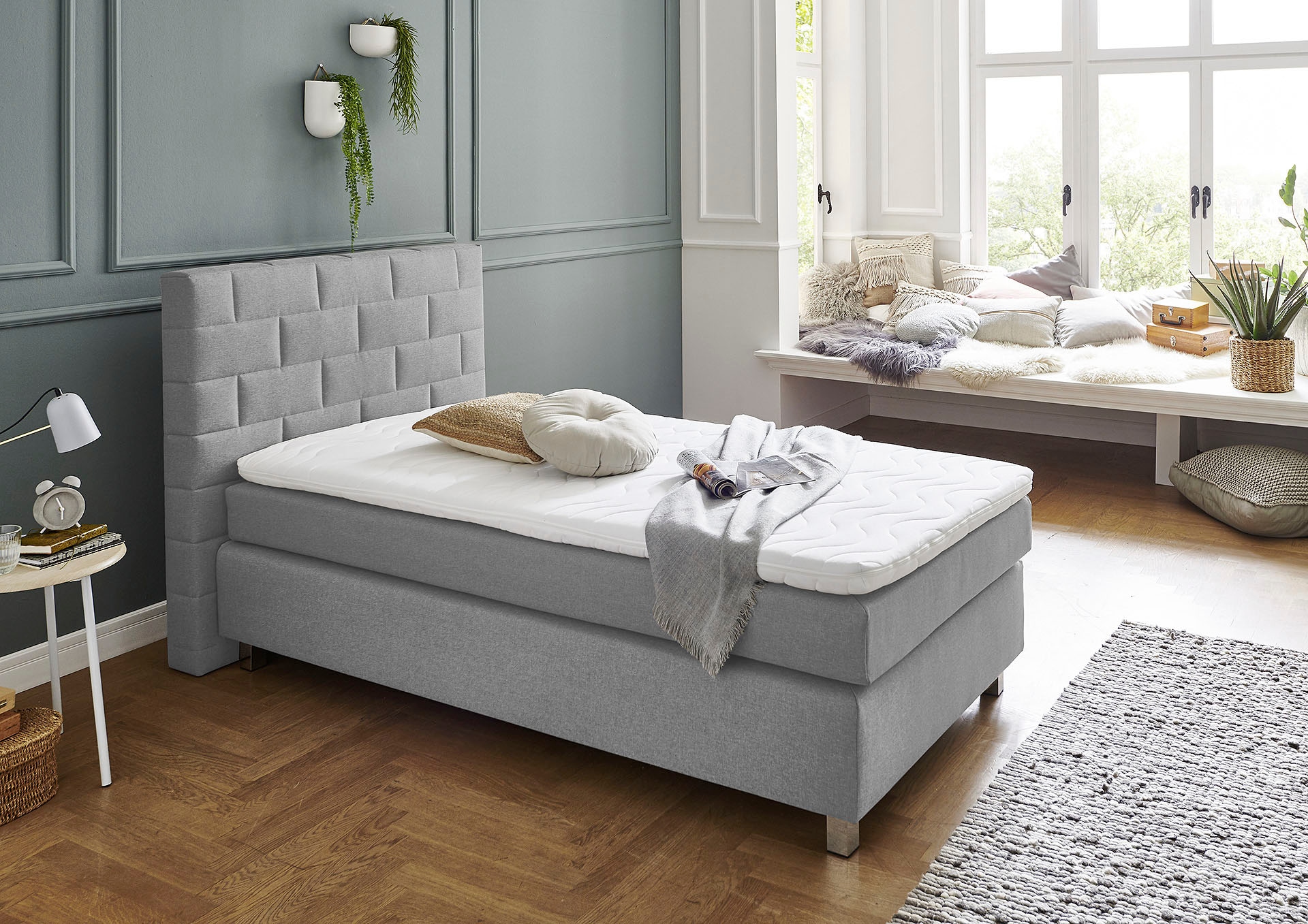 Westfalia Schlafkomfort Boxspringbett mit Topper