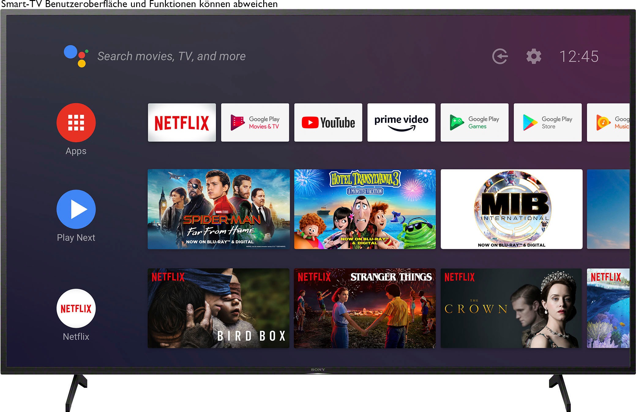 Sony Led Fernseher Kd 75xh8096 189 Cm 75 4k Ultra Hd Android Tv Smart Tv Online Kaufen Quelle De