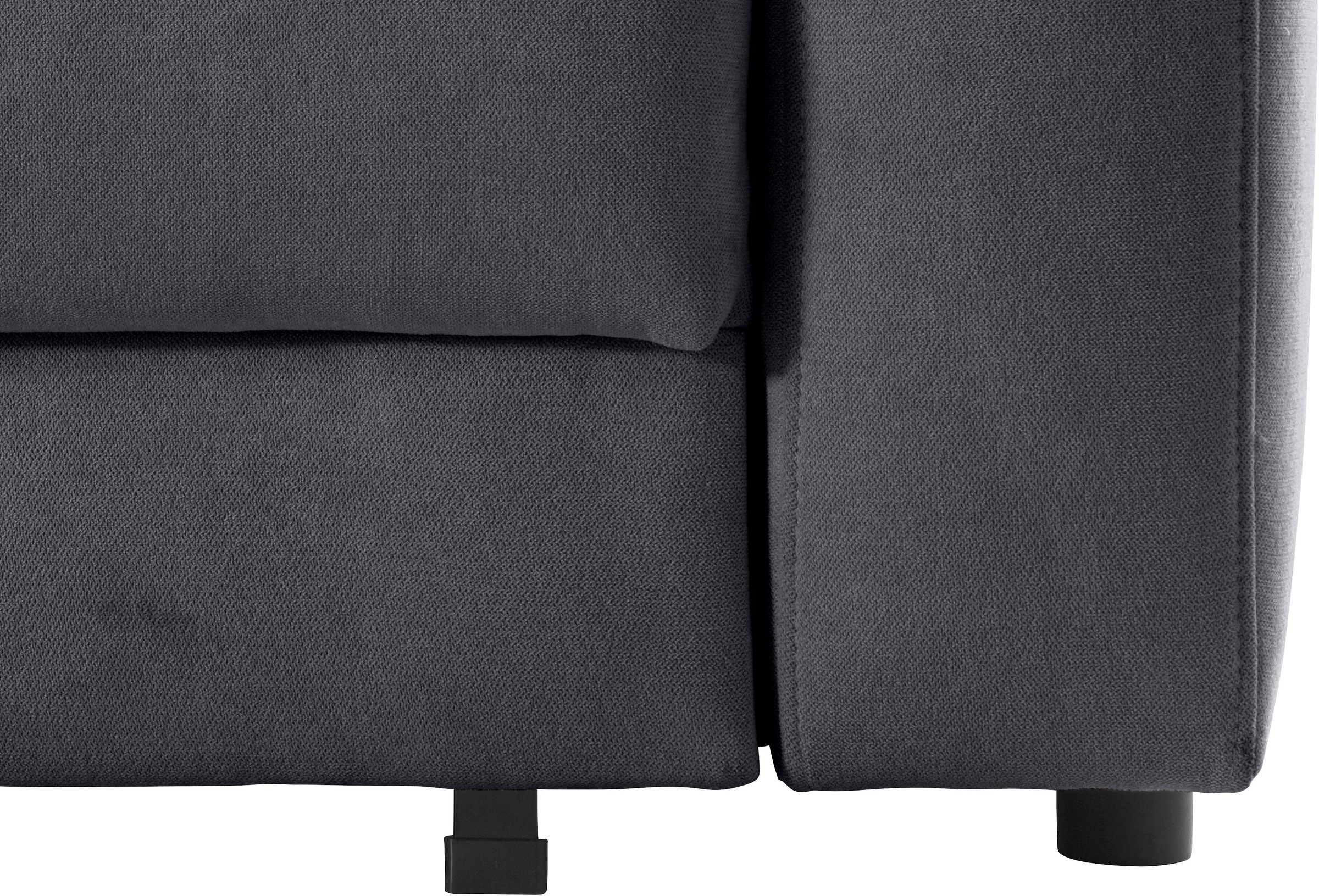 Places of Style Ecksofa »Bloomfield, bequem und elegant, L-Form«, wahlweise mit Bettfunktion und Bettkasten