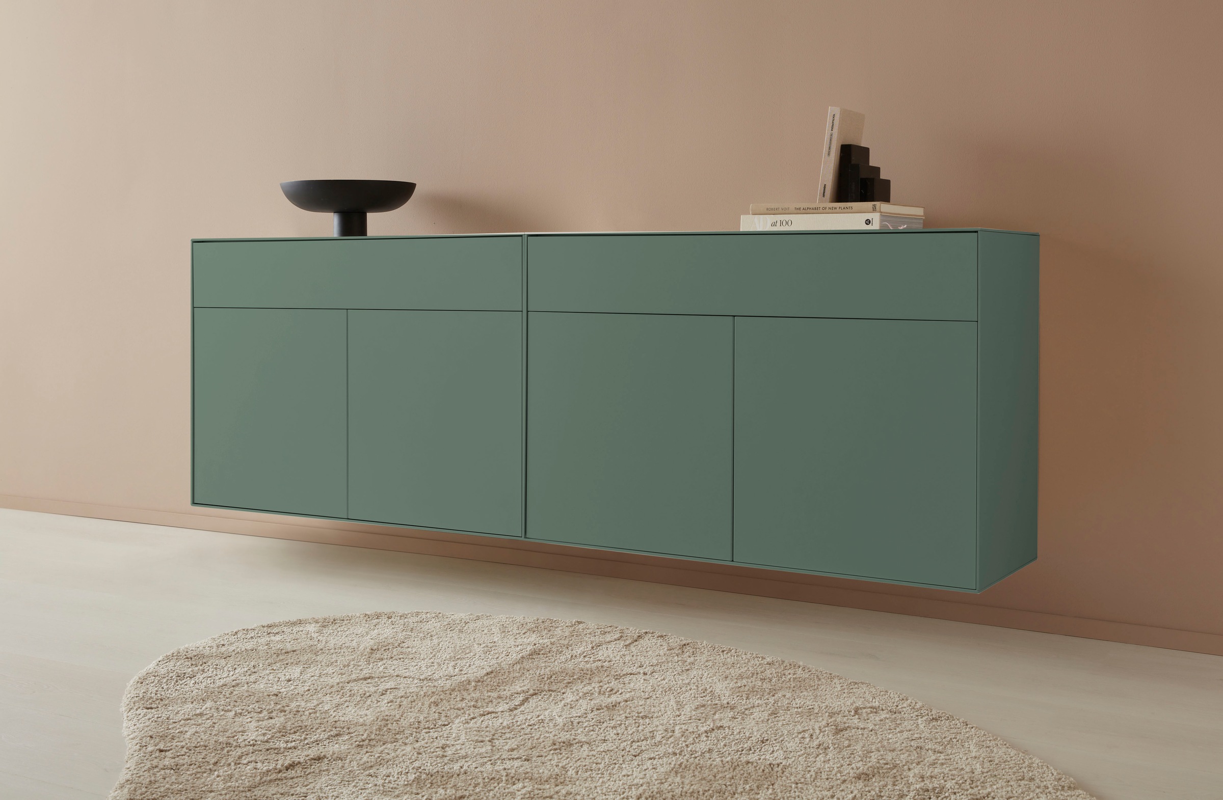 LeGer Home by Lena Gercke Sideboard »Essentials«, Breite: 112cm, MDF lackiert, Push-to-open-Funktion