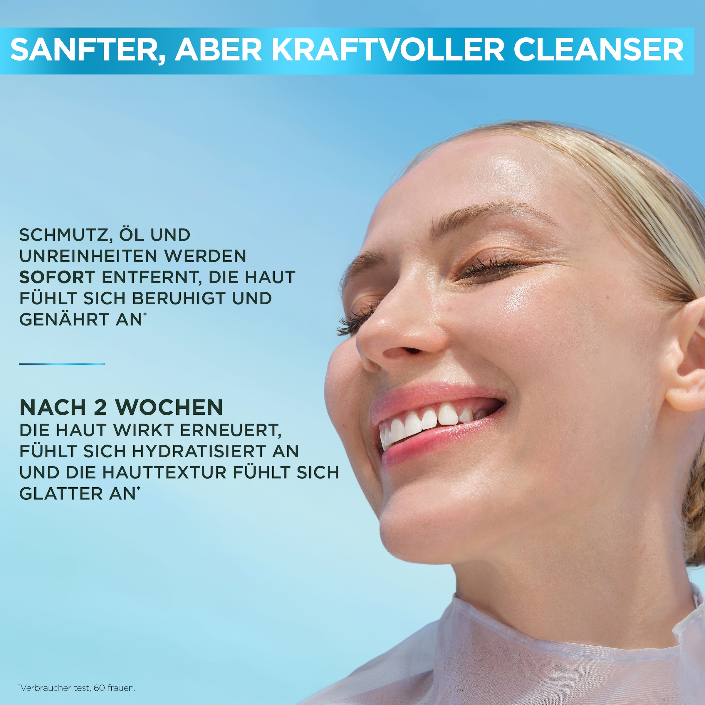 GARNIER Gesichts-Reinigungsschaum »Garnier Hyaluron Barrier Protect Cream Cleanser«