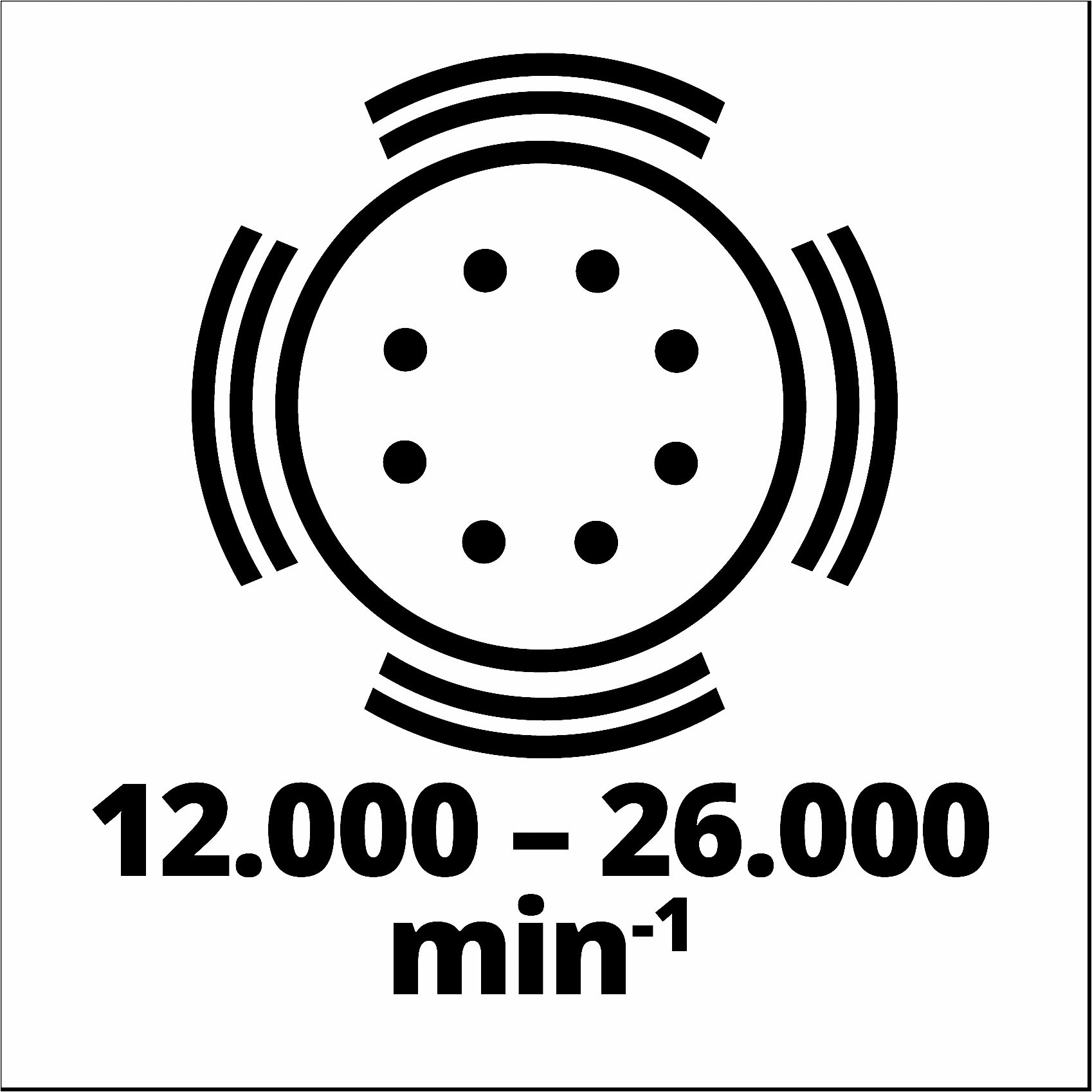Einhell Exzenterschleifer »TC-RS 425 E«, (Set, 5 tlg.), zum Abschleifen gerader und ungerader Flächen