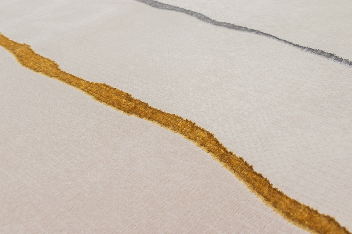 the carpet Teppich »Mila«, rechteckig, 8 mm Höhe, moderner Wohnzimmer Teppich elegant glänzender Flor