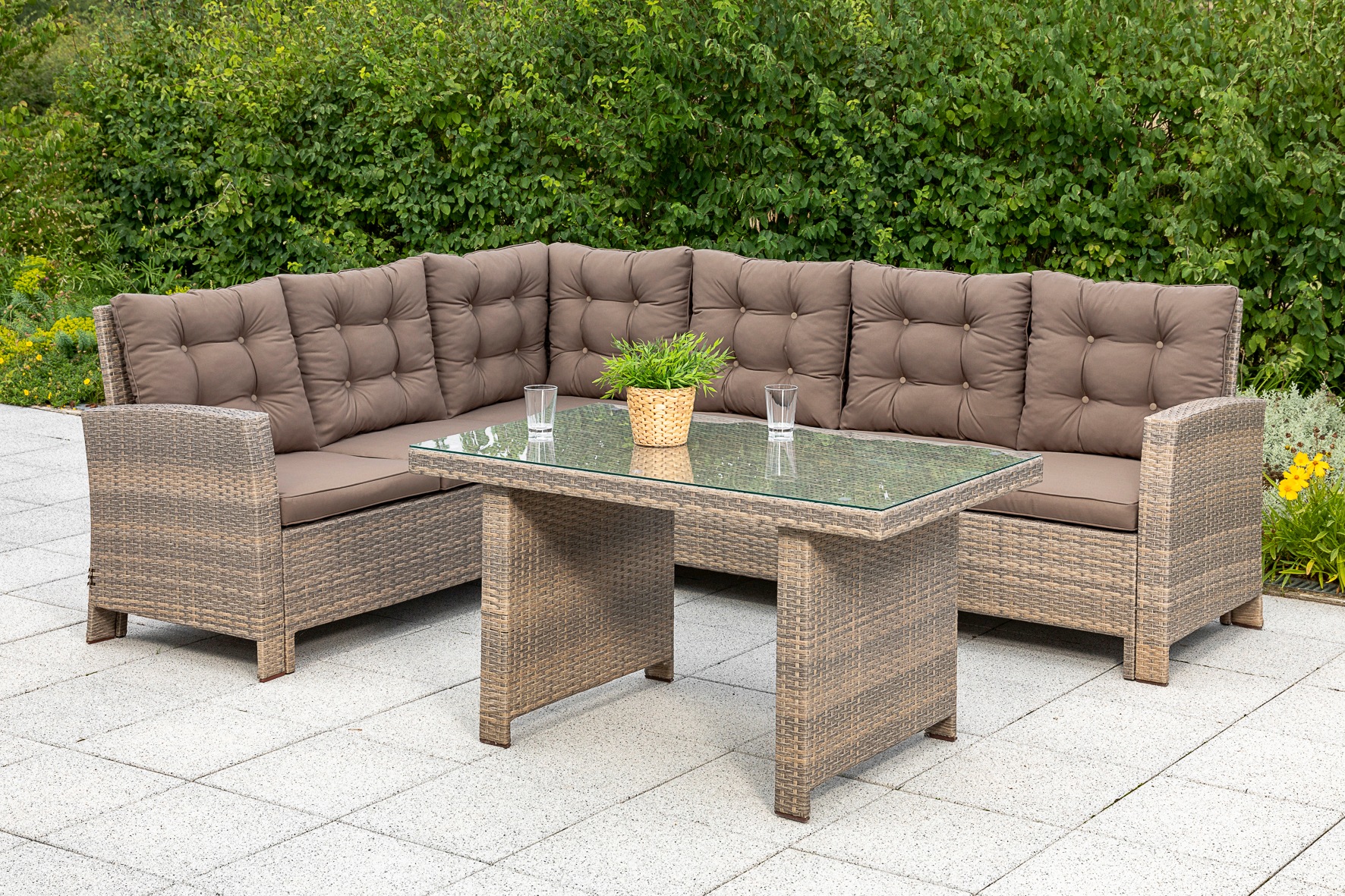 Merxx Gartenmöbel Set online kaufen | Möbel Suchmaschine pmerxx loungeset veneto 8 tlg eckbank
