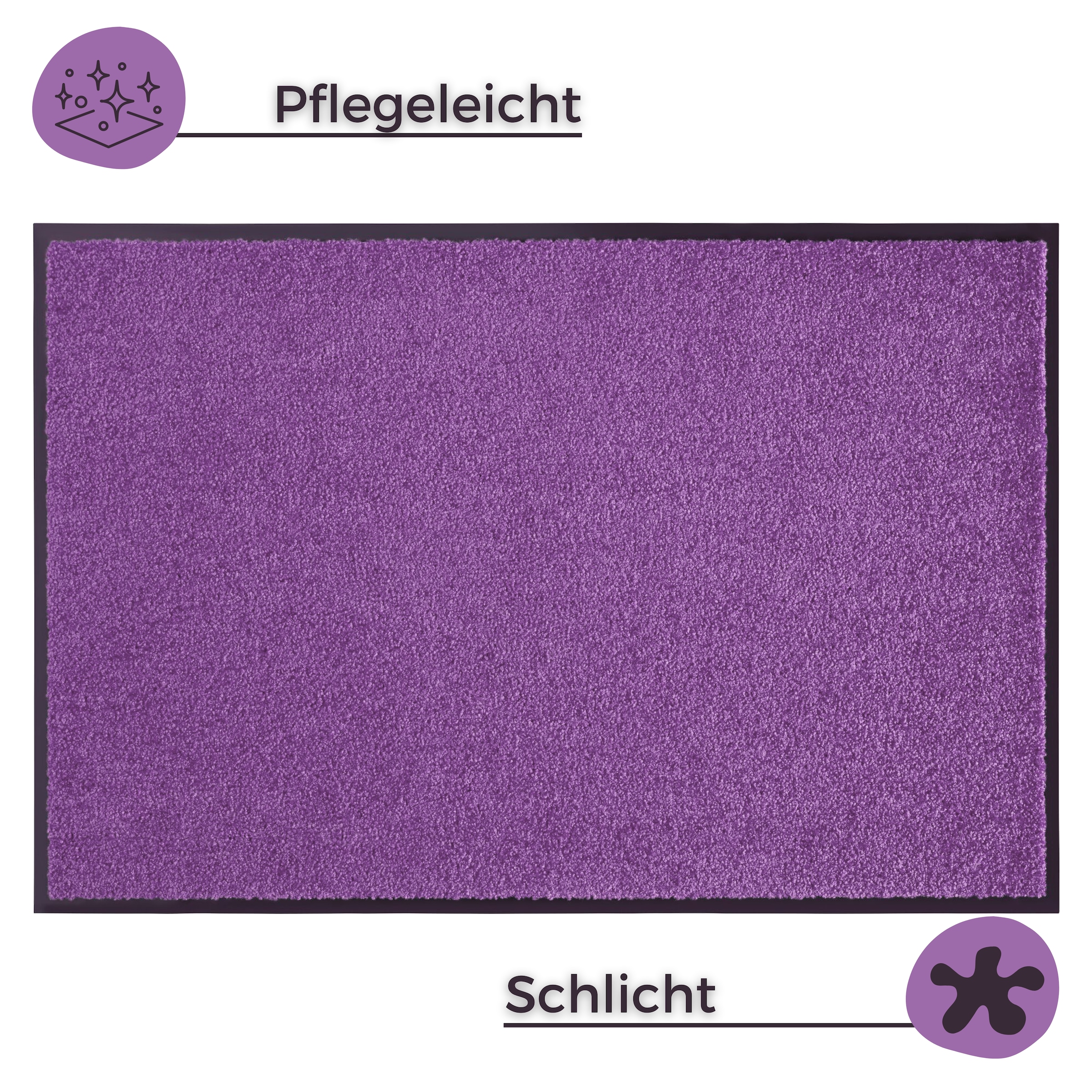 HANSE Home Fußmatte »Wash & Clean«, rechteckig, 7 mm Höhe, Schmutzfangmatte, Türmatte, In- und Outdoor, Teppich, Läufer, waschbar