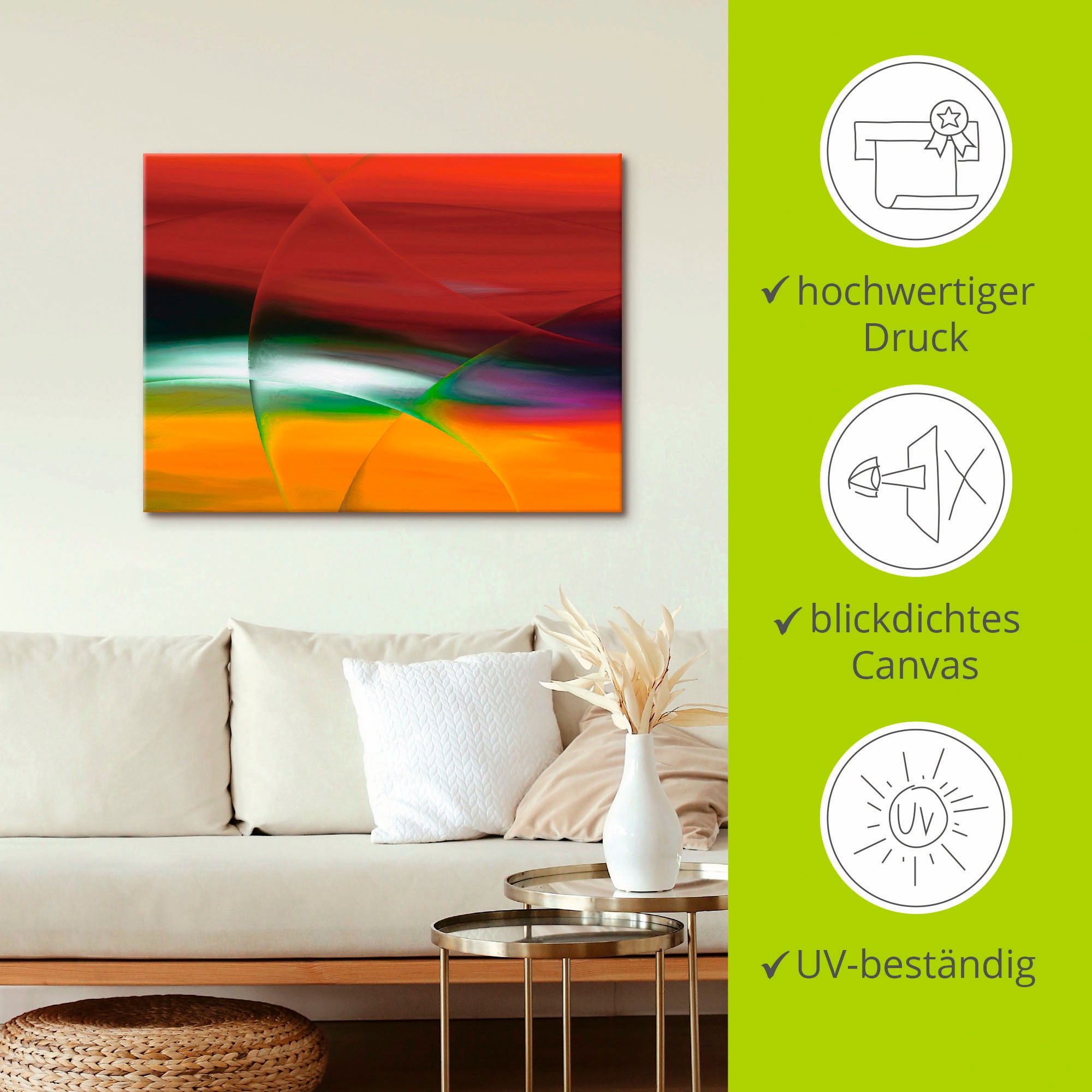 Artland Wandbild »Modern IV«, Gegenstandslos, (1 St.), als Leinwandbild, Poster in verschied. Größen