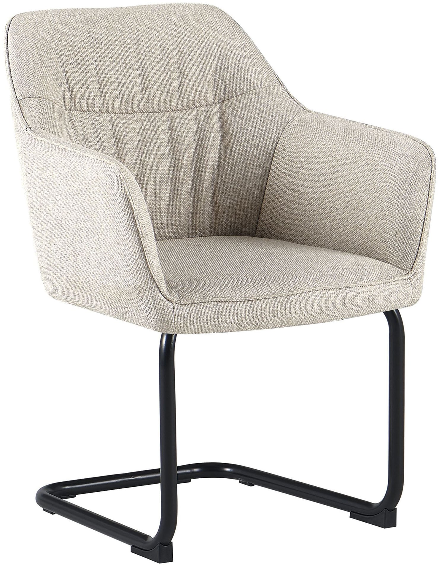 OTTO home Freischwinger »Elba« (Set) 2 Stk.gemütlicher Stuhl / Sessel, 180 Grad drehbar, Auto Return, Webstoff