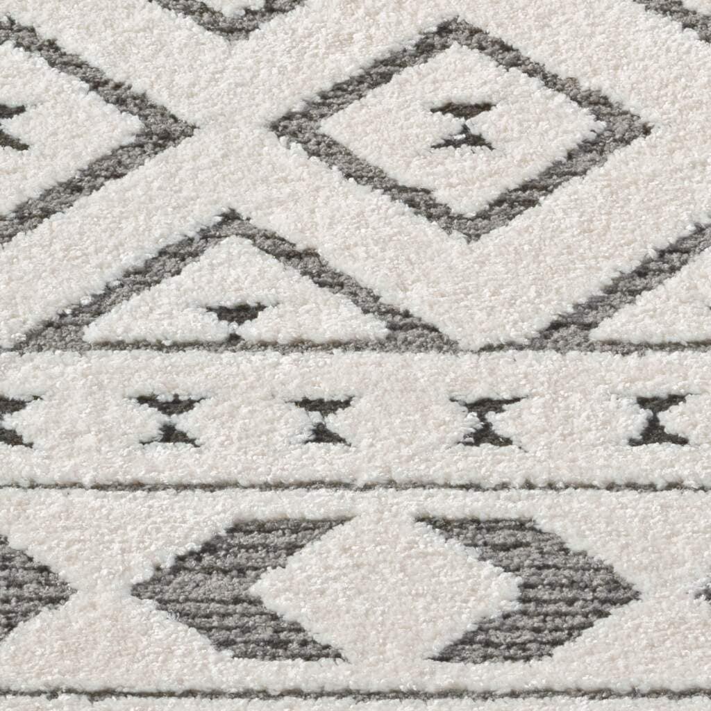 Carpet City Teppich »LOUNGE 9999«, rechteckig, 15 mm Höhe, Kurzflor-Teppich Modern, Hoch-Tief-Struktur, Wohnzimmer, Schlafzimmer