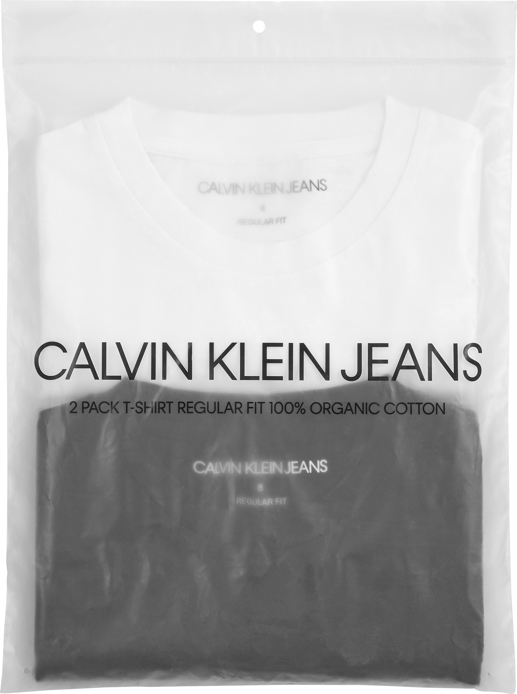 Calvin Klein Jeans T-Shirt »2-PACK MONOGRAM TOP«, (2 tlg.), für Kinder bis 16 Jahre mit Logoprägung