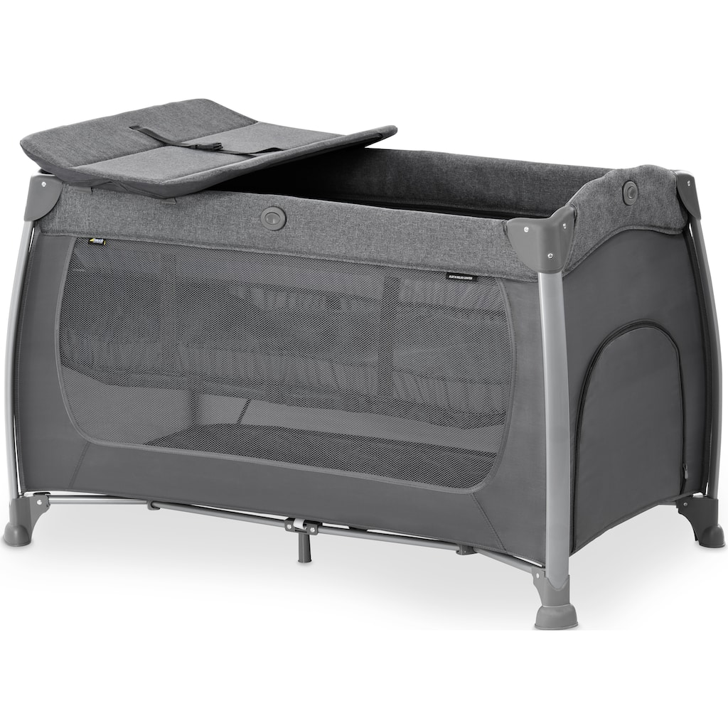 Hauck Baby-Reisebett »Play N Relax Center, melange charcoal«