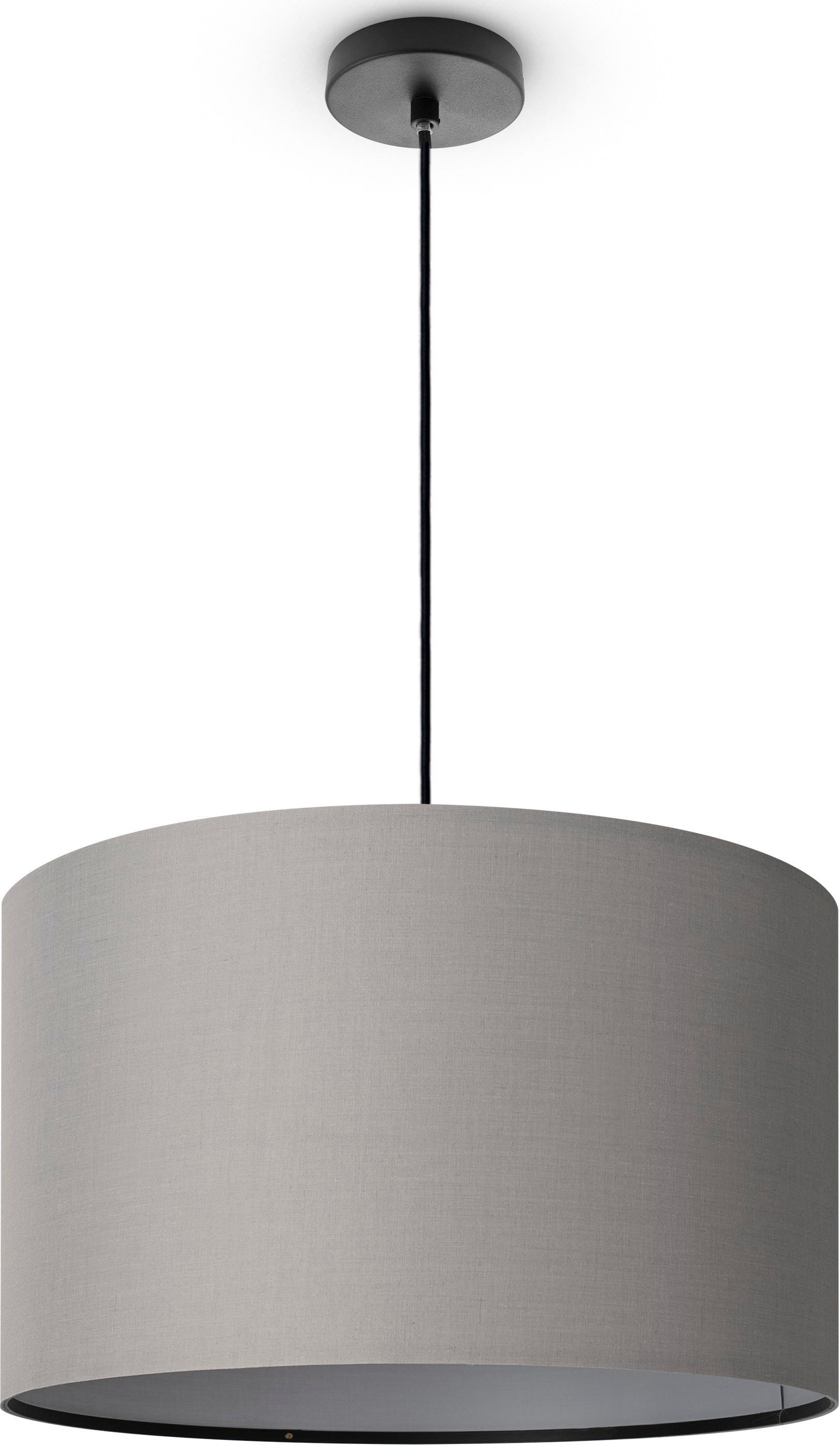 Paco Home Pendelleuchte »HUGO UNI COLOR«, 1 flammig, Leuchtmittel E27 | ohne Leuchtmittel, Deckenlampe LED Wohnzimmer Und Schlafzimmer, Unifarben, Deko E27