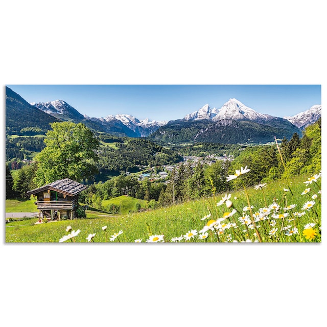 Artland Wandbild »Landschaft in den Bayerischen Alpen«, Berge, (1 St.), als  Alubild, Leinwandbild, Wandaufkleber oder Poster in versch. Größen online  kaufen