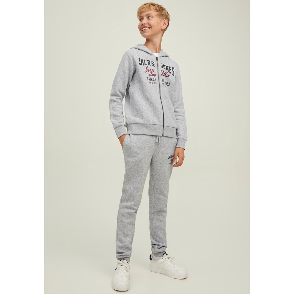 Jack & Jones Junior Sweatjacke »JJELOGO SWEAT ZIP H 2 COL22/23 NOOS JNR«