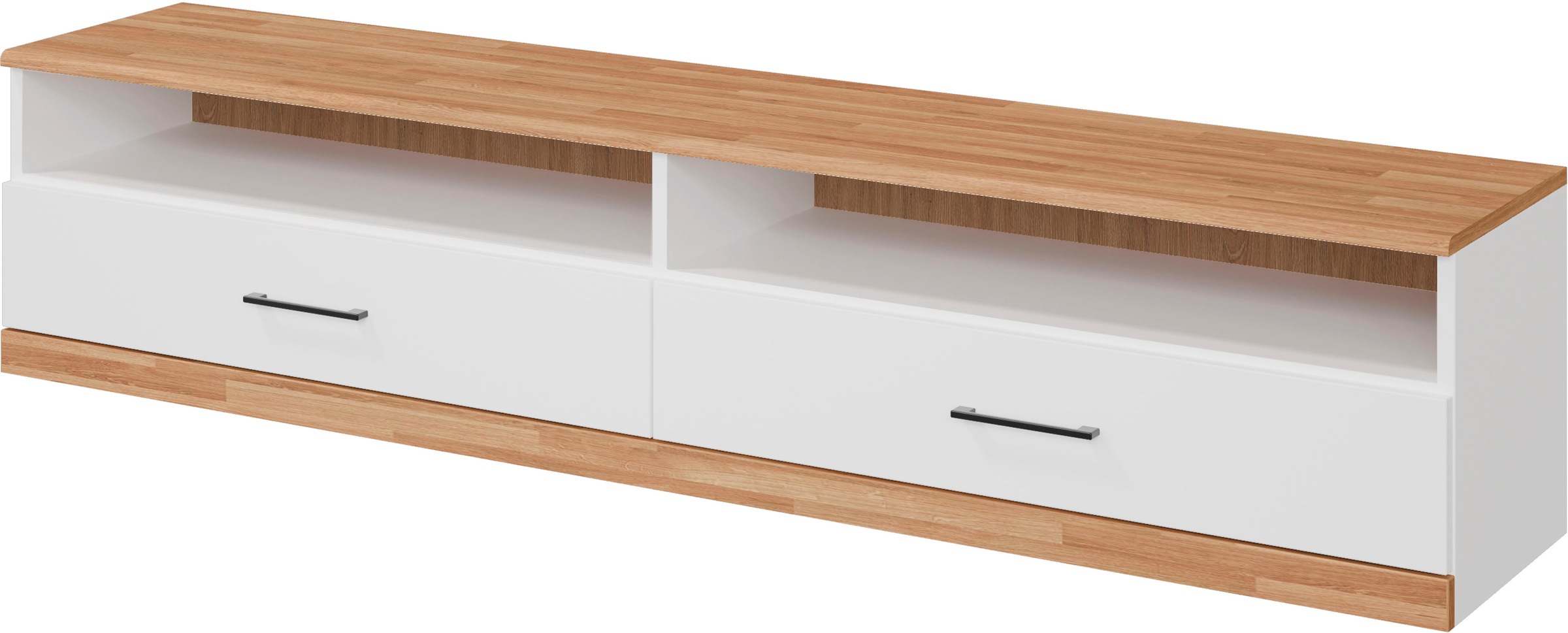 Home affaire Lowboard »Ribe,140cm breit,38cm hoch mit 2 Klappen,Oberplatte günstig online kaufen