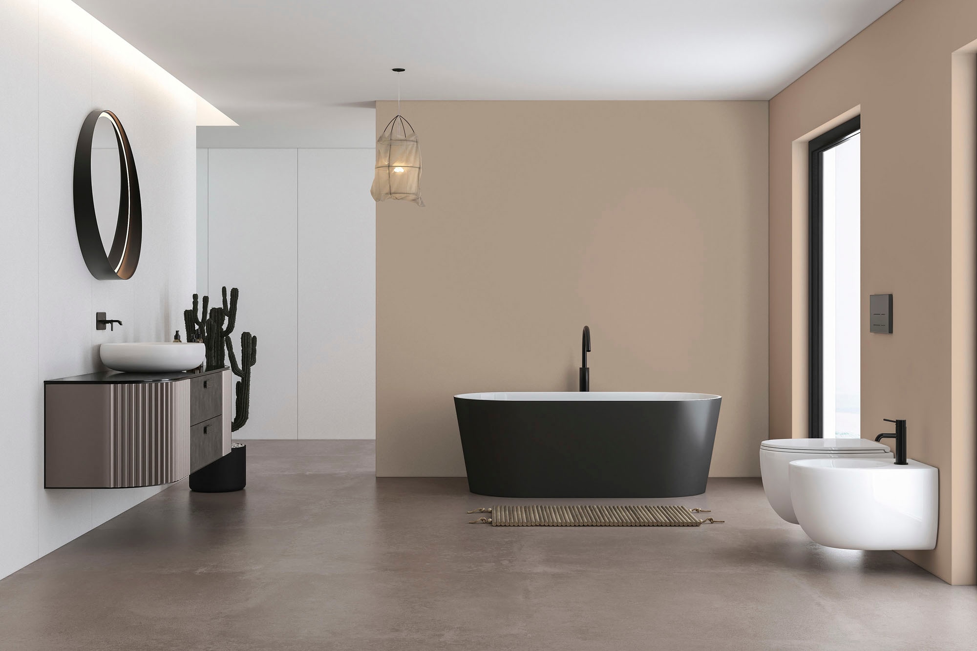 A.S. Création Wandfarbe »Premium Innenwandfarbe PURO Tuchmatt sandy beige« ideal für Wohnzimmer, Schlafzimmer, Flur und Küche, Farbwelt Beige