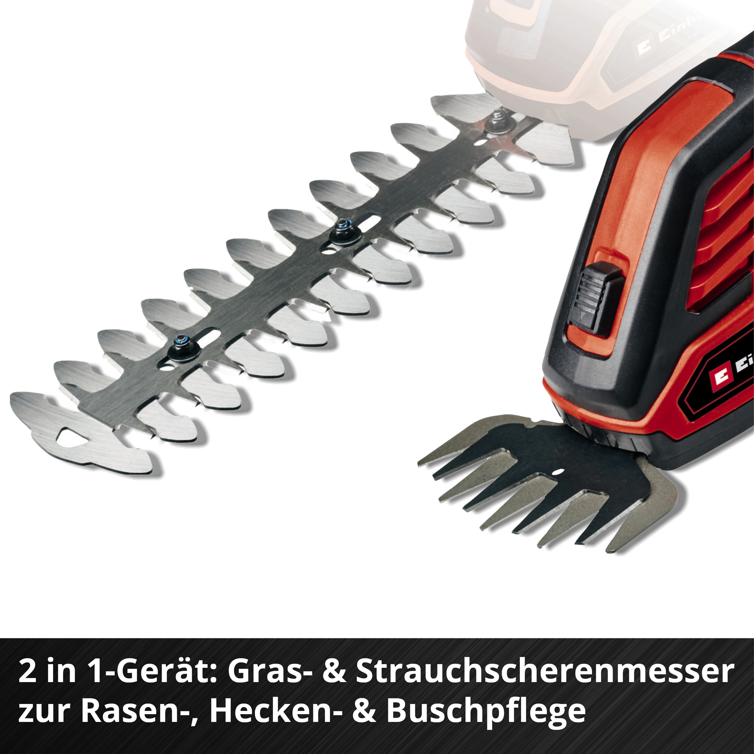 Einhell Akku-Gras- und Strauchscherenset, ohne Akku und Ladegerät