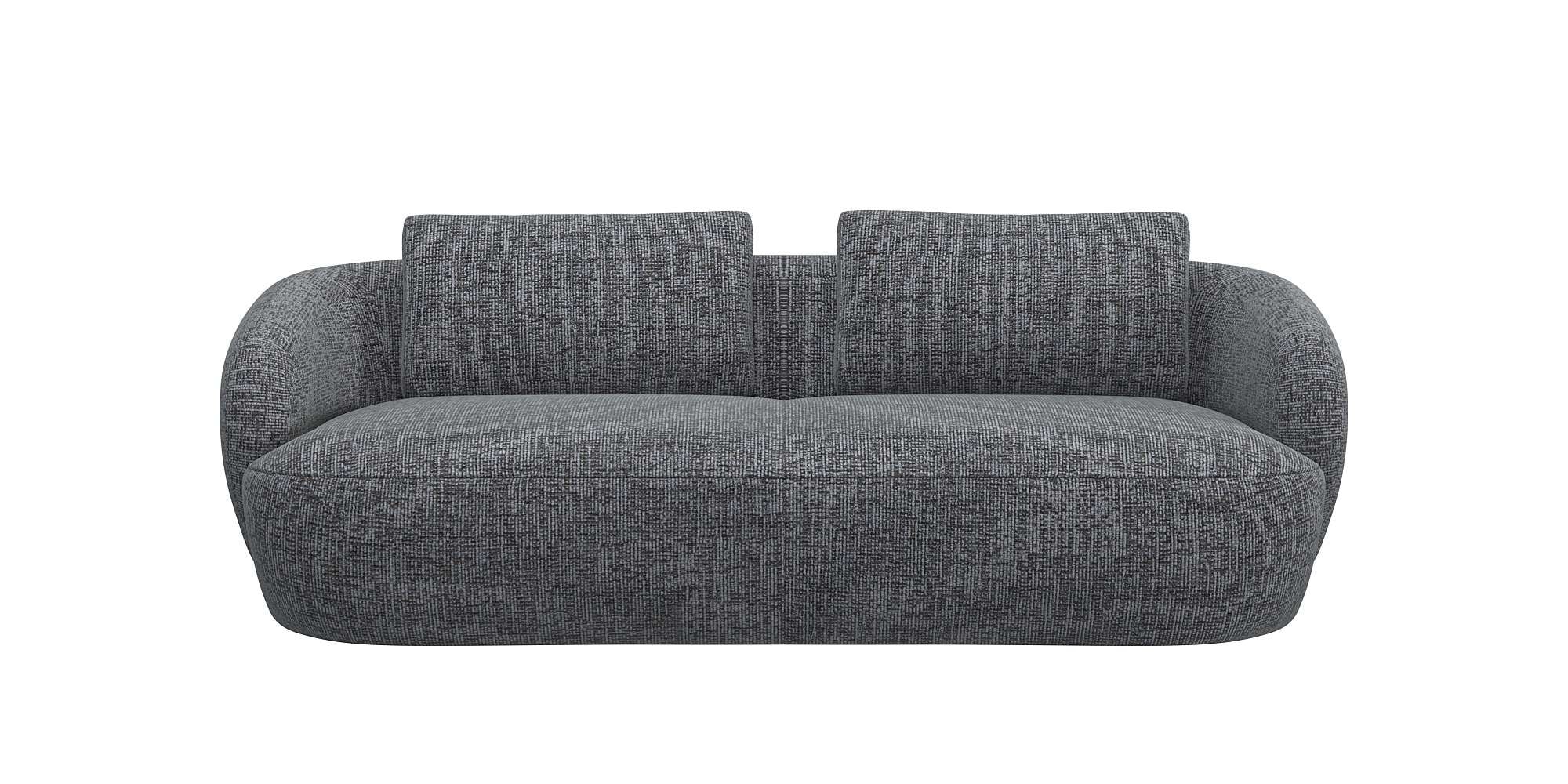 FLEXLUX 3-Sitzer »Torino, rund und bequem, Couch, Dreisitzer«, Modernes, or günstig online kaufen