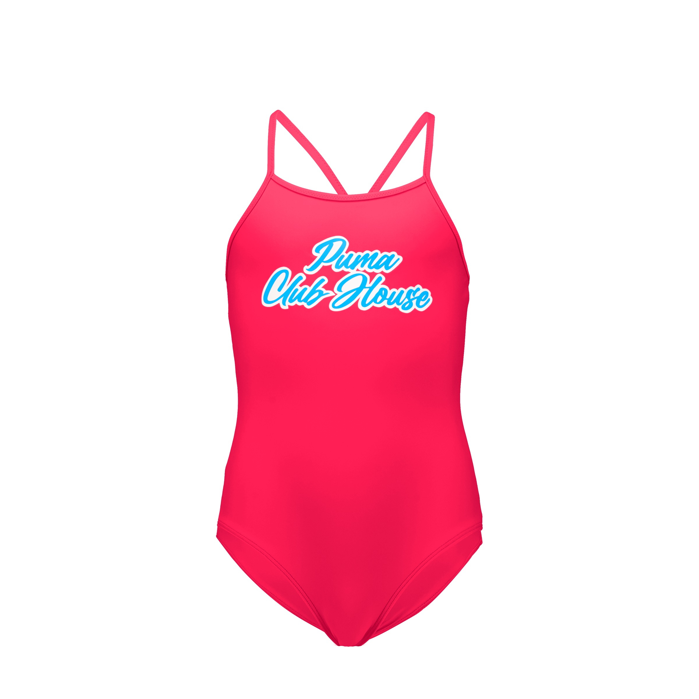 PUMA Badeanzug 1 Stk. tlg. mit schmalen Trägern rose red 164 - N-Gr N-Gr 164 Weiches strapazierfähiges Gewebe