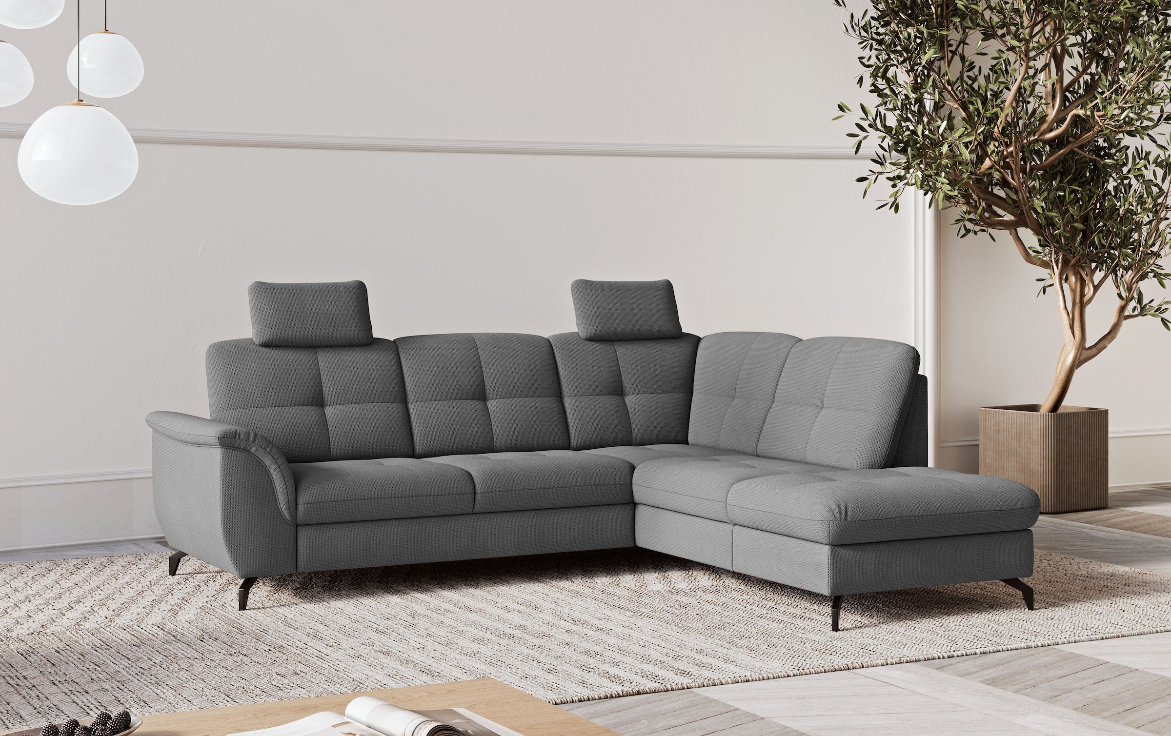 sit&more Ecksofa »Zora« wahlweise mit Bettfunktion und Bettkasten günstig online kaufen