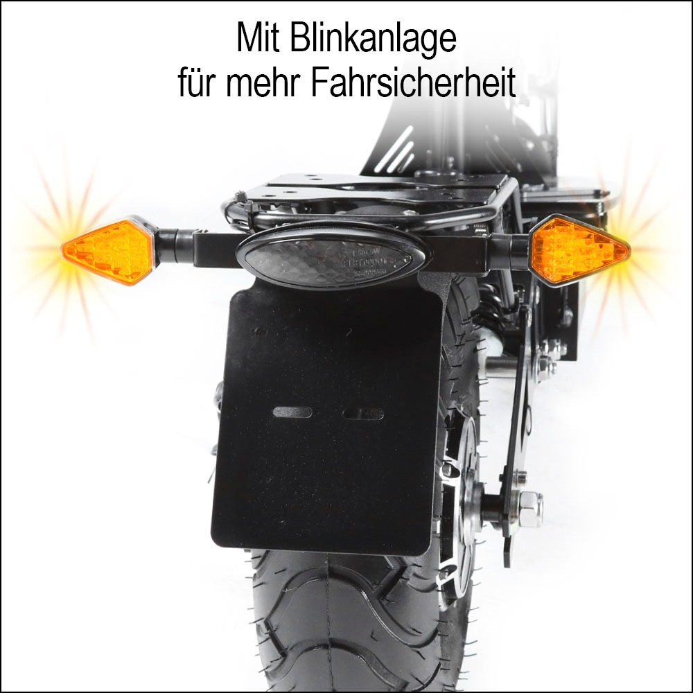 9. Bild von Forca E-Scooter »Speedster Safety Plus«, 45 km/h, 50 km, 48V/20Ah Li-Ionen mit Gepäckfach und Blinker, klappbar