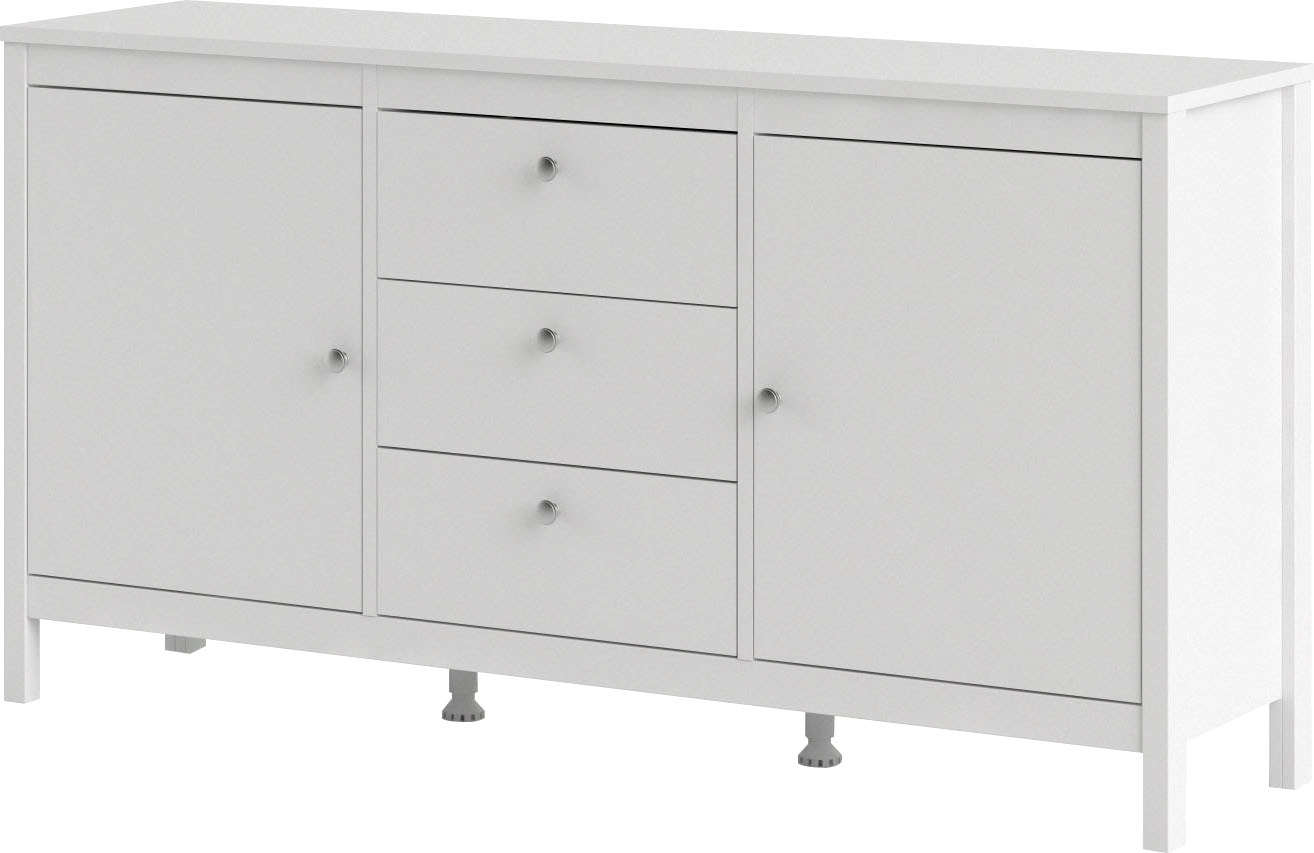 Home affaire Sideboard »Madrid, Aufbewahrung, Schubladenschrank, Sideboard,«, mit 2 Türen und 3 Schubladen, Breite 151 cm, Höhe 80 cm