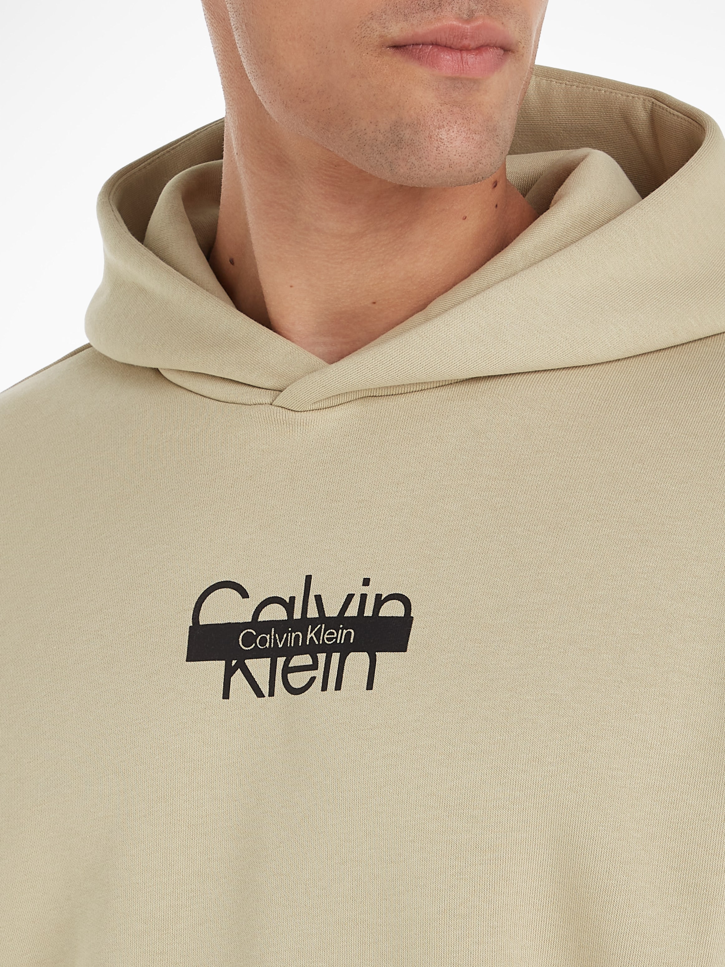 Calvin Klein Kapuzensweatshirt »CUT THROUGH LOGO HOODIE«