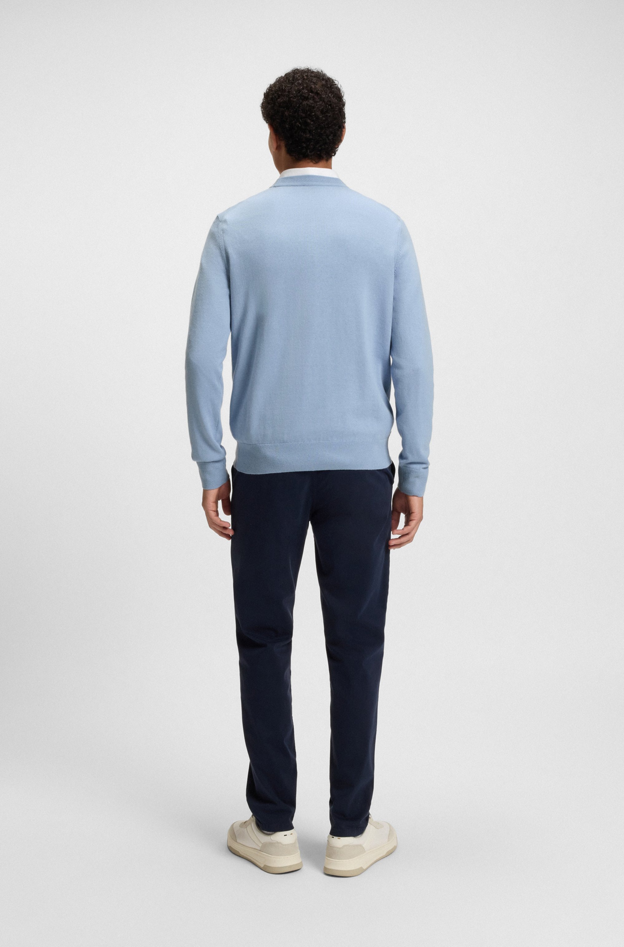BOSS ORANGE Strickpullover »Kanovano«, mit Rundhalsausschnitt