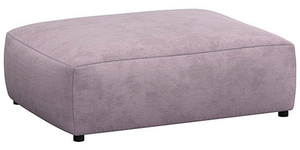 FLEXLUX Pouf »Lucera«, modern & anschmiegsam, Kaltschaum, Stahl-Wellenunter günstig online kaufen