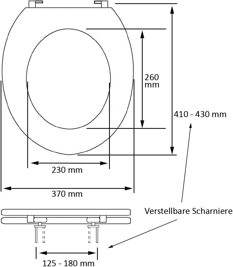 ADOB WC-Sitz »Bambus«