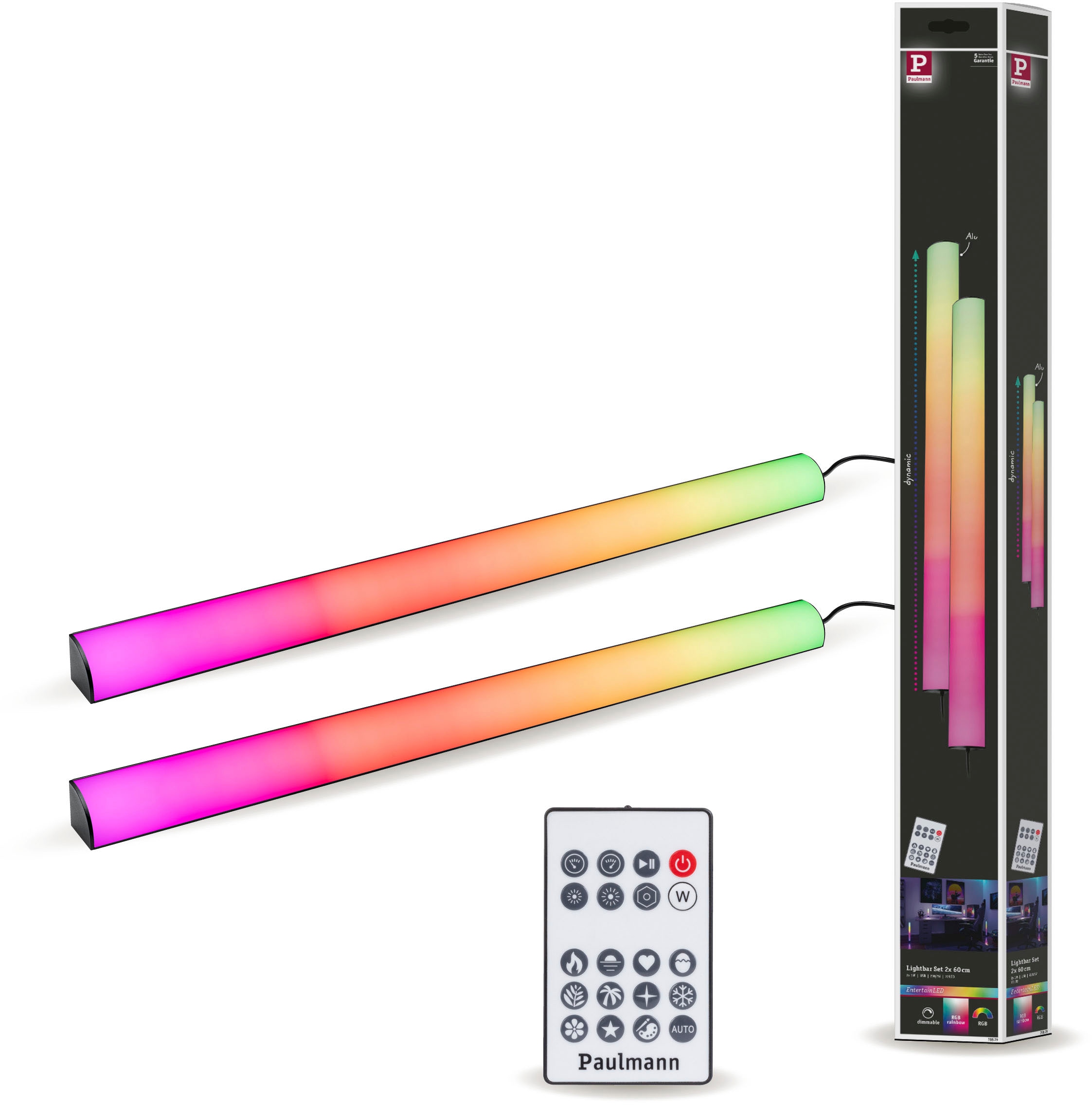 30x30mm Paulmann 2x48lm«, Lightbar Rainbow 2x1W kaufen RGB Dynamic 2 LED-Streifen St.-flammig »EntertainLED
