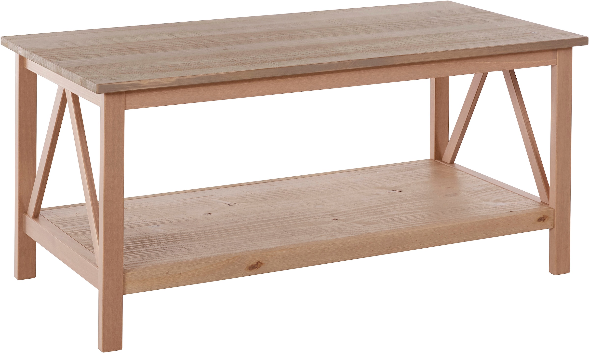 Timbers Couchtisch »Fonville«, (1 St.), Couchtisch aus schönem massivem Kie günstig online kaufen