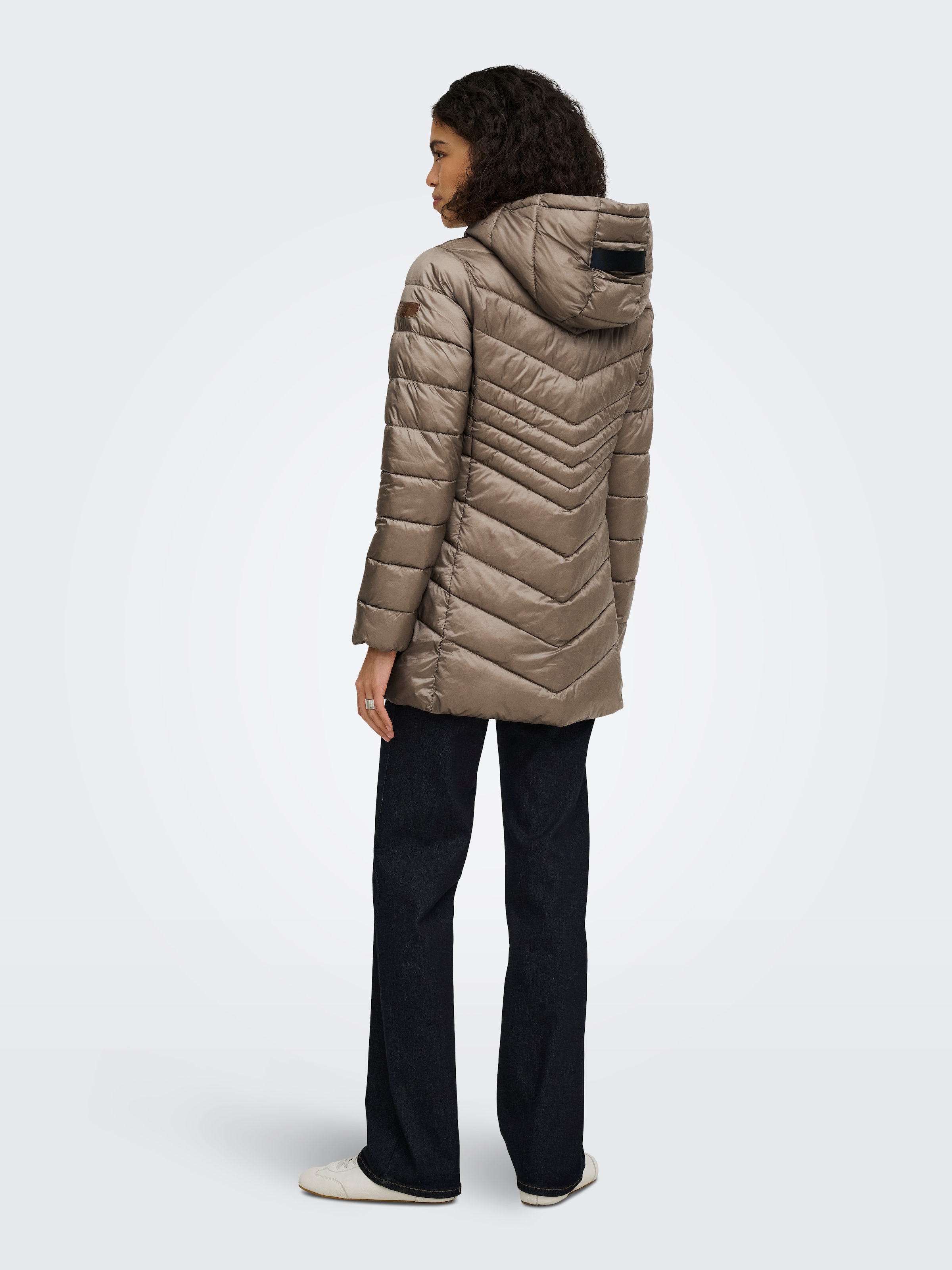 ONLY Steppjacke »ONLMIMI  COAT CC OTW« mit Kapuze Kunstfaser