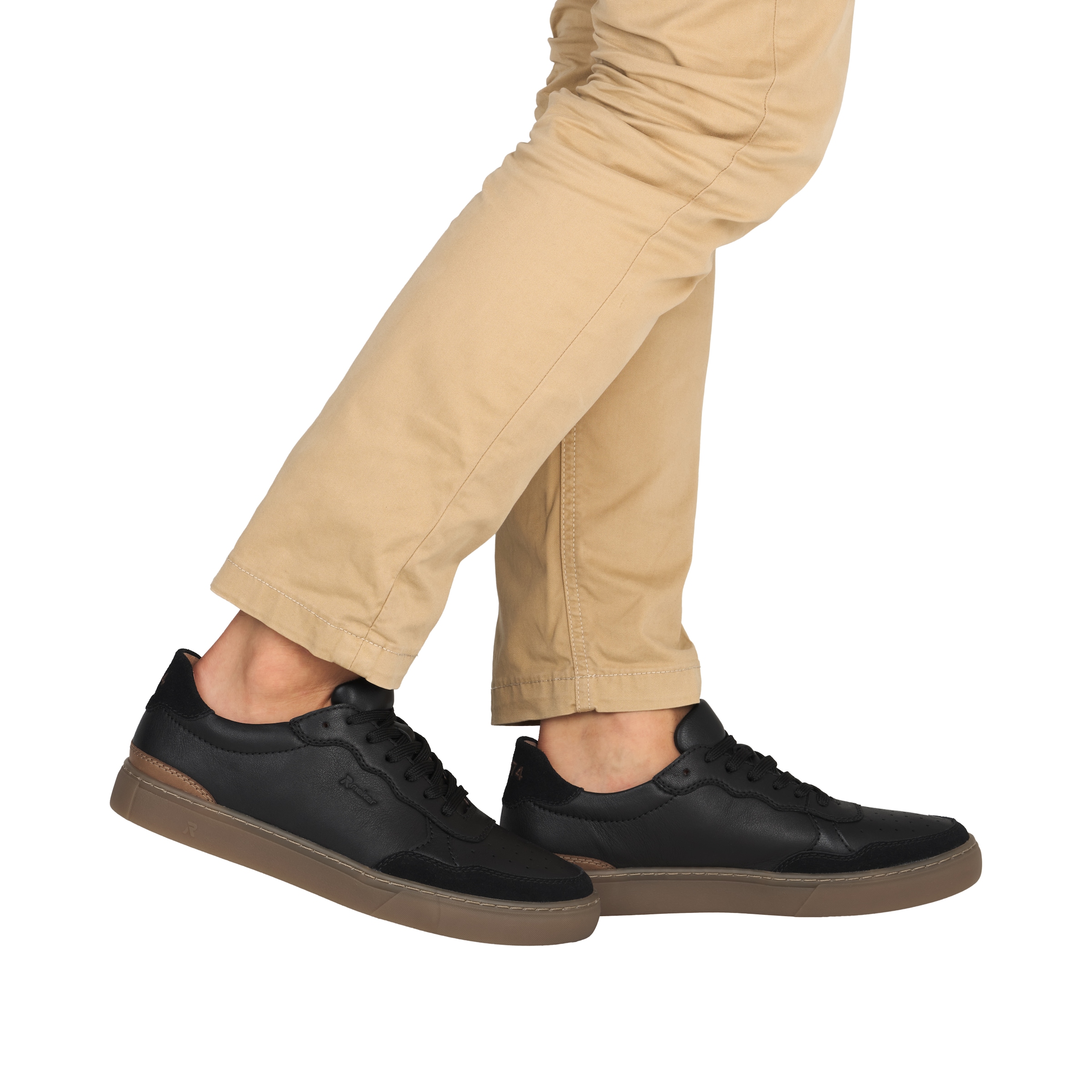 Rieker Sneaker  Basket-Sneaker, Halbschuh, Schnürschuh mit Perforation