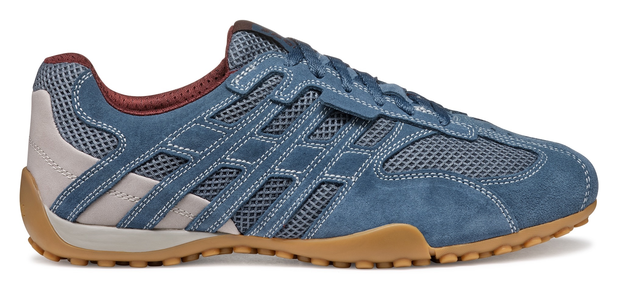 Geox Schnürschuh »U SNAKE ORIGINAL«, Schnürschuh, Freizeitschuh, Trekking Sneaker mit Lederinnensohle