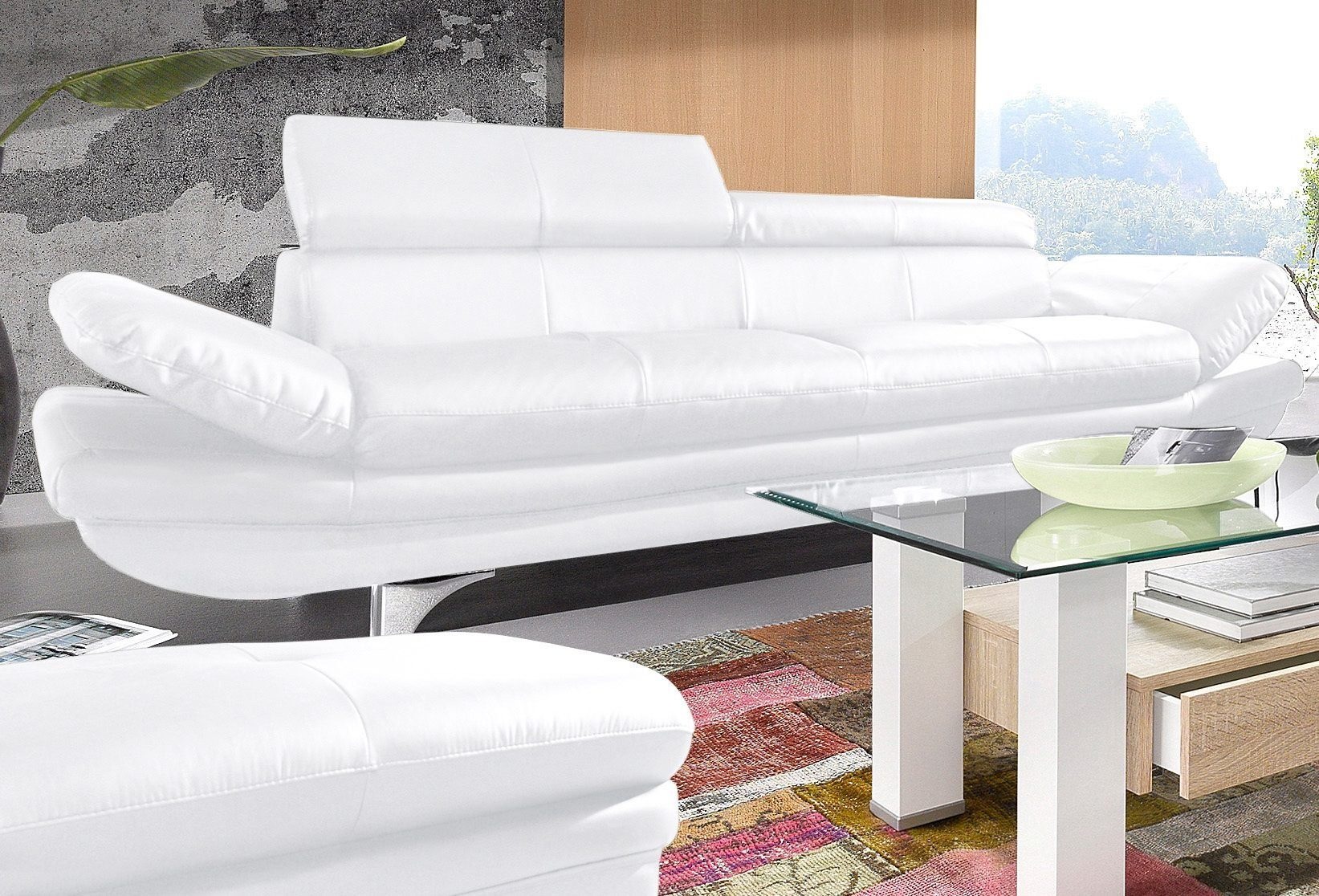 COTTA Polstergarnitur »Enterprise«, (Set), Set bestehend aus: 3-Sitzer mit günstig online kaufen
