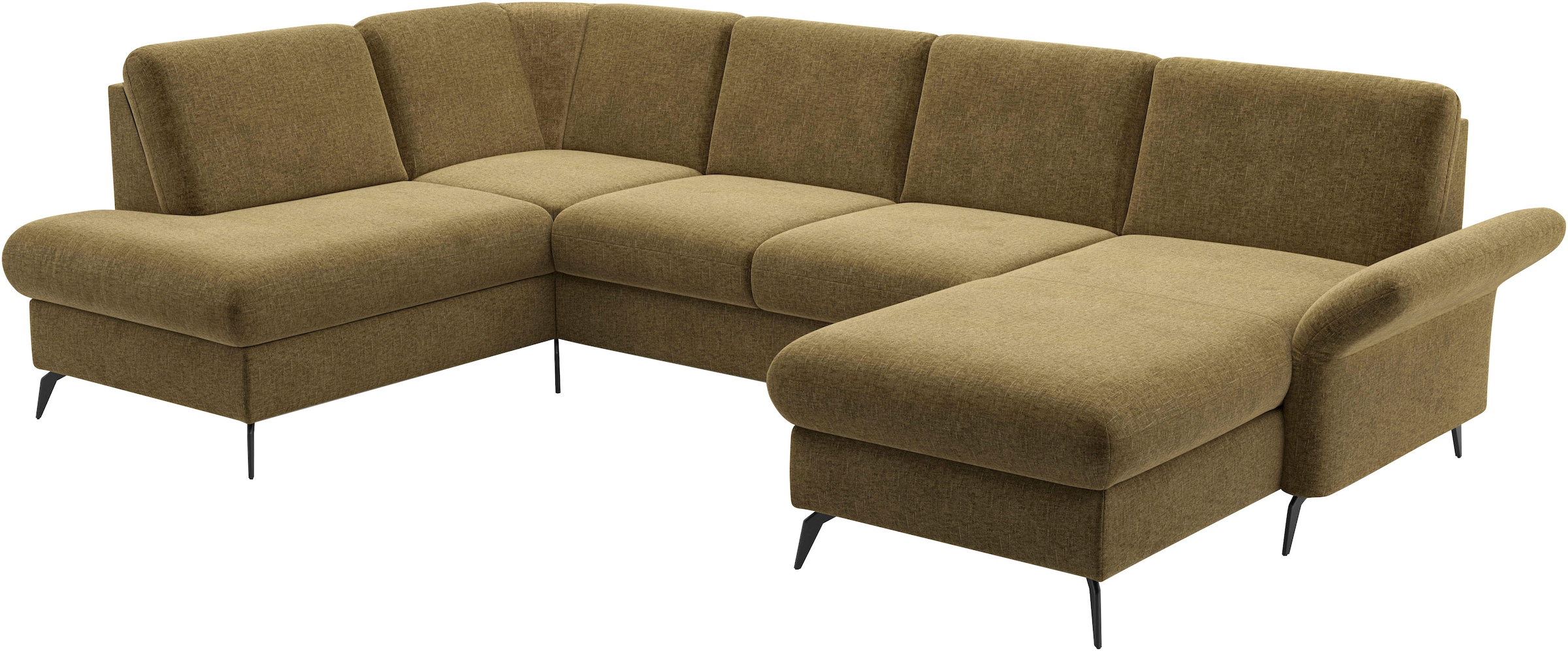 Home affaire Wohnlandschaft »Rochelle«, optional: Armteilverstellung, klappbar, Bettkasen