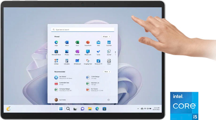 Microsoft Convertible Notebook »Surface Pro 9«, (33 cm/13 Zoll), Intel, Core i5, Iris... kaufen