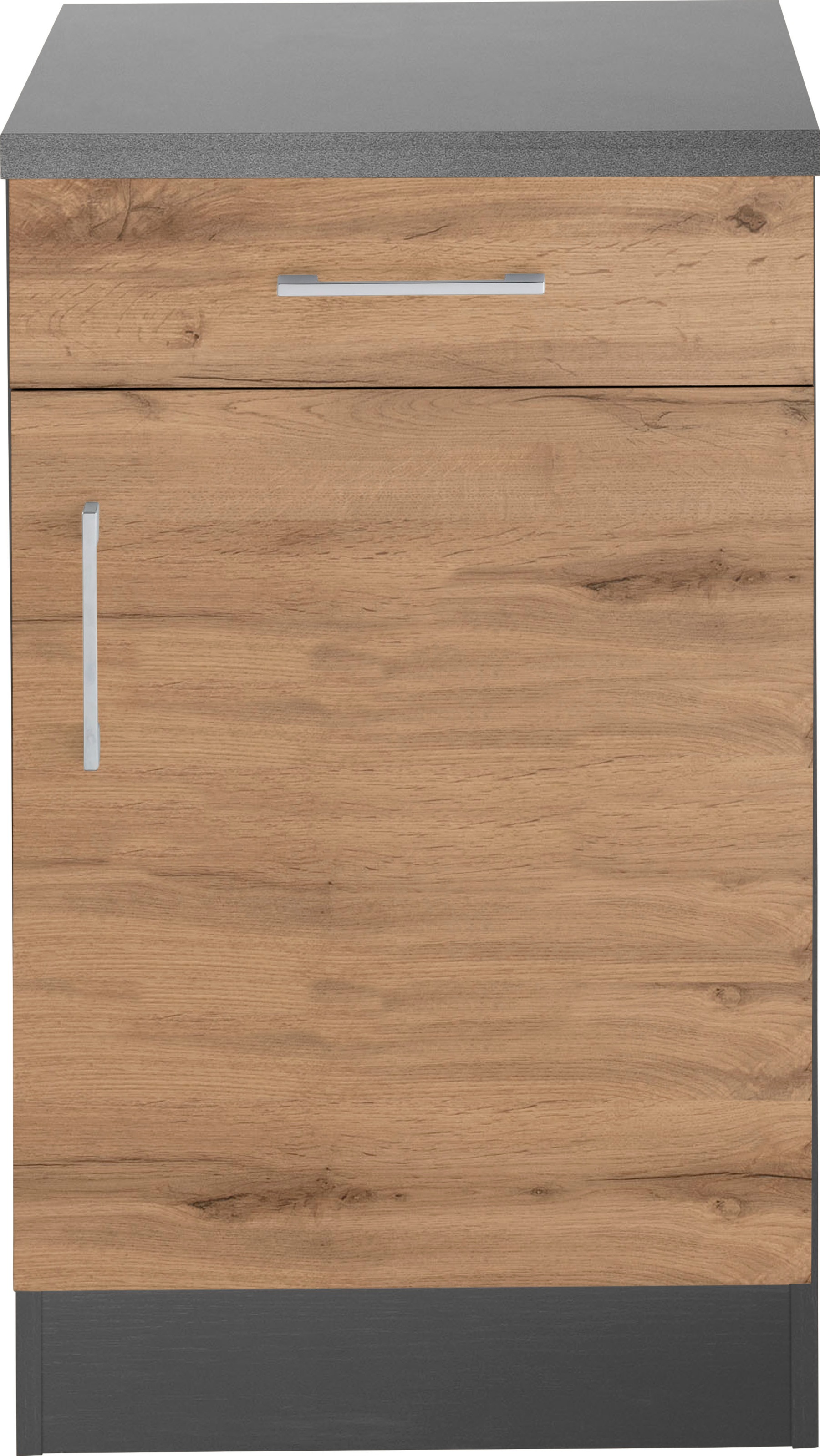 KOCHSTATION Unterschrank "KS-Colmar" 50 cm, mit Metallgriff, für viel Staur günstig online kaufen