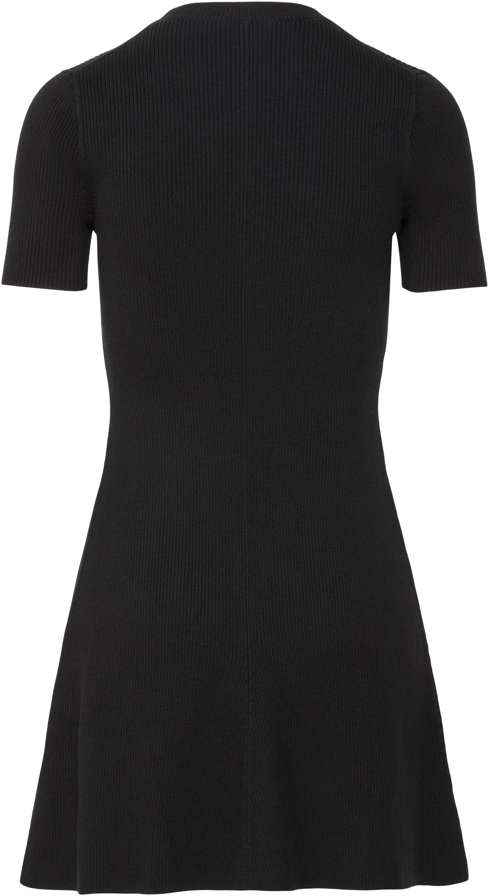 Calvin Klein Jeans Minikleid Ohne Tasche Figurbetonte Passform mit Rundhalsausschnitt