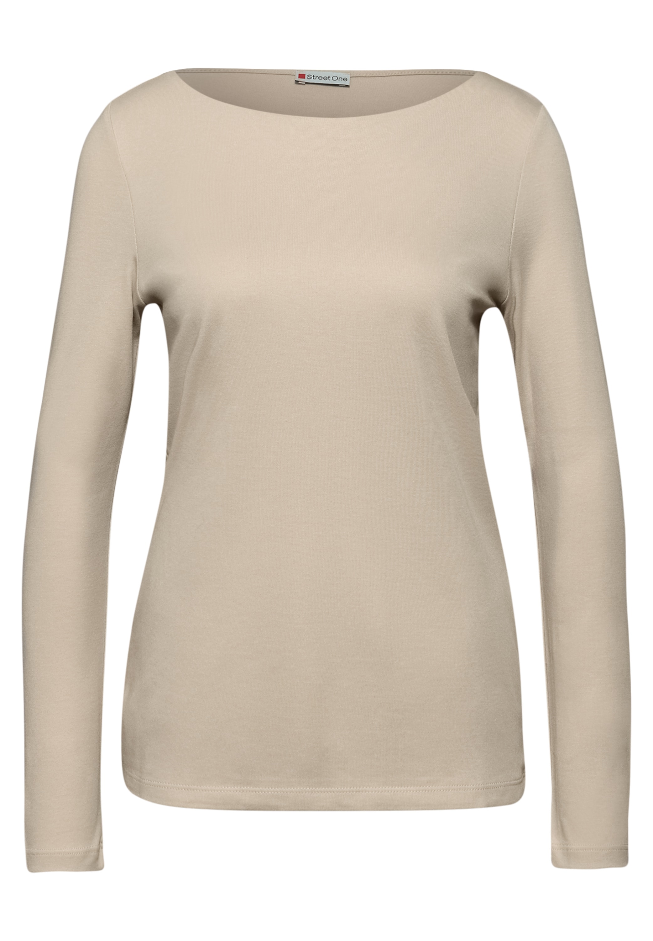 STREET ONE Langarmshirt »Style Lanea« mit U-Boot Ausschnitt